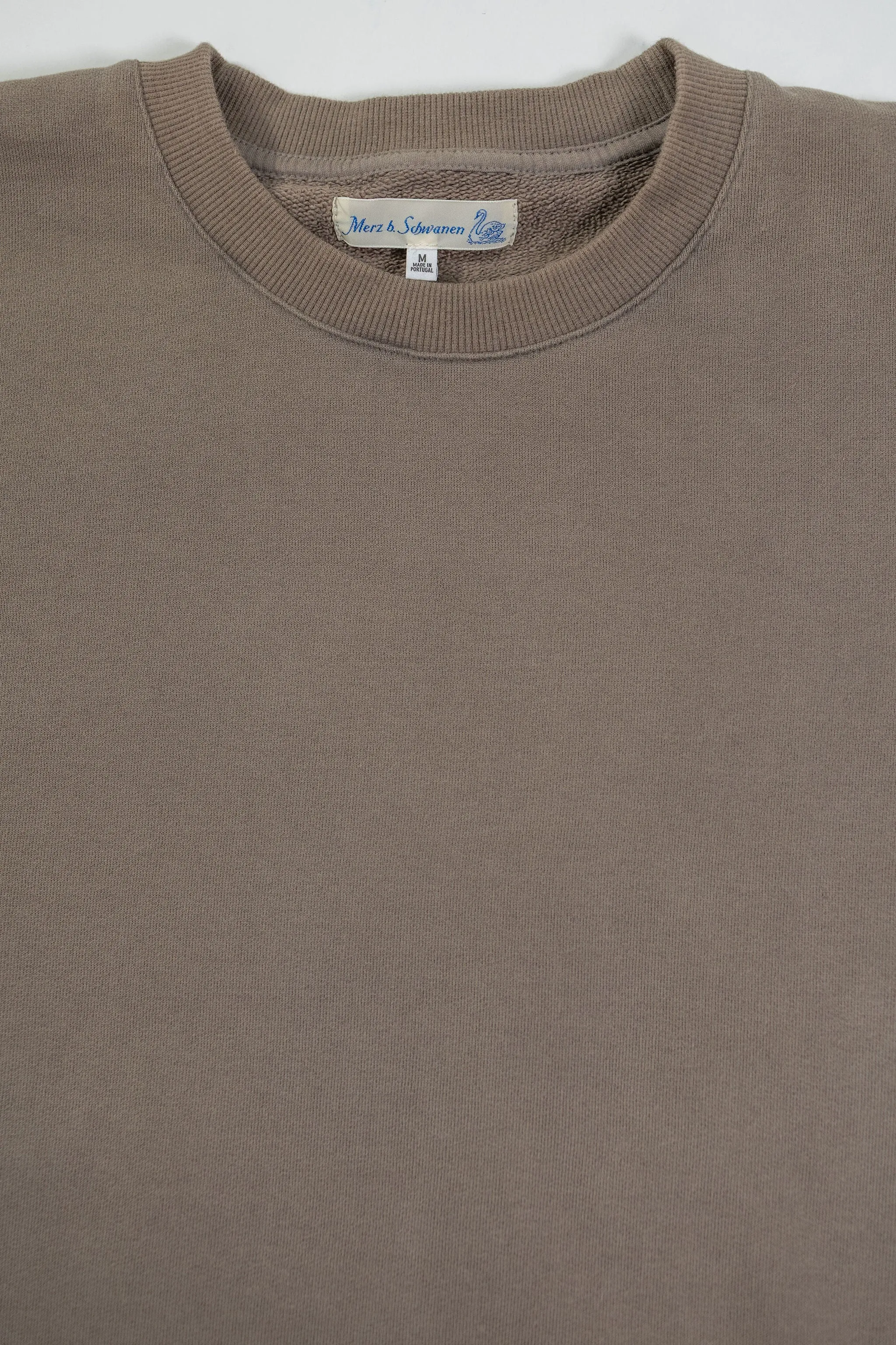 Merz b. Schwanen CREW01 Relaxed Cotton Fleece Sweatshirt - Faded Grain sold by Franklin and Poe product image thumbnail 5