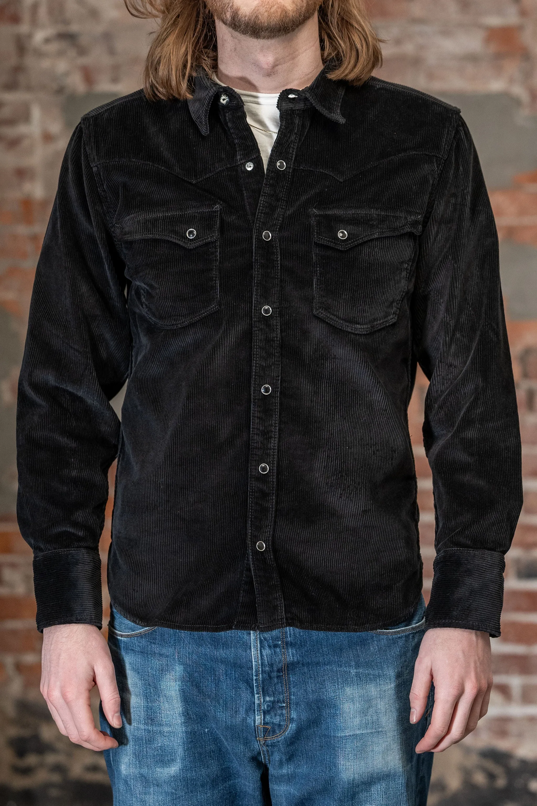 Freenote Cloth Calico - Black Corduroy sold by Franklin and Poe