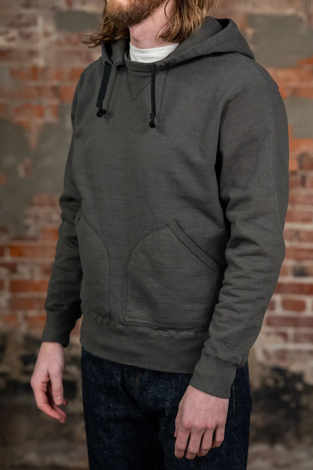 Samurai SWS-SC02 Japanese Cotton Sweat Hoody - Kuromame sold by Franklin and Poe product image thumbnail 2