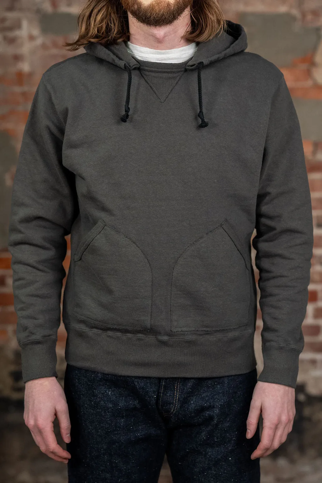 Samurai SWS-SC02 Japanese Cotton Sweat Hoody - Kuromame sold by Franklin and Poe