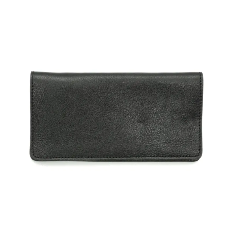 Obbi Good Label Kingsman Coat Long Wallet - Tumbled Black sold by Franklin and Poe