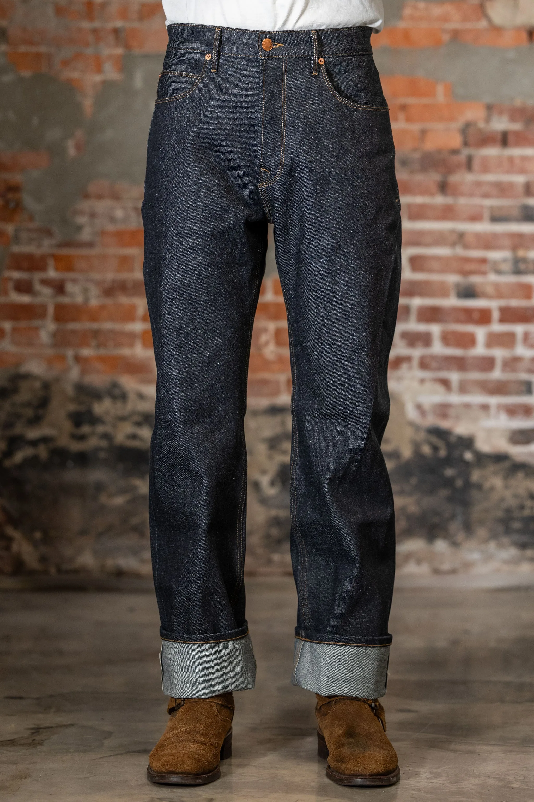 Freenote Cloth Modesto - 15oz Unsinged Kaihara Denim sold by Franklin and Poe