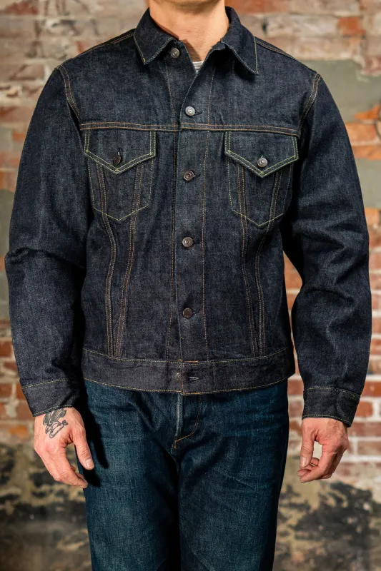 Sugar Cane 1962 14oz Type III Denim Jacket - One Wash sold by Franklin and Poe