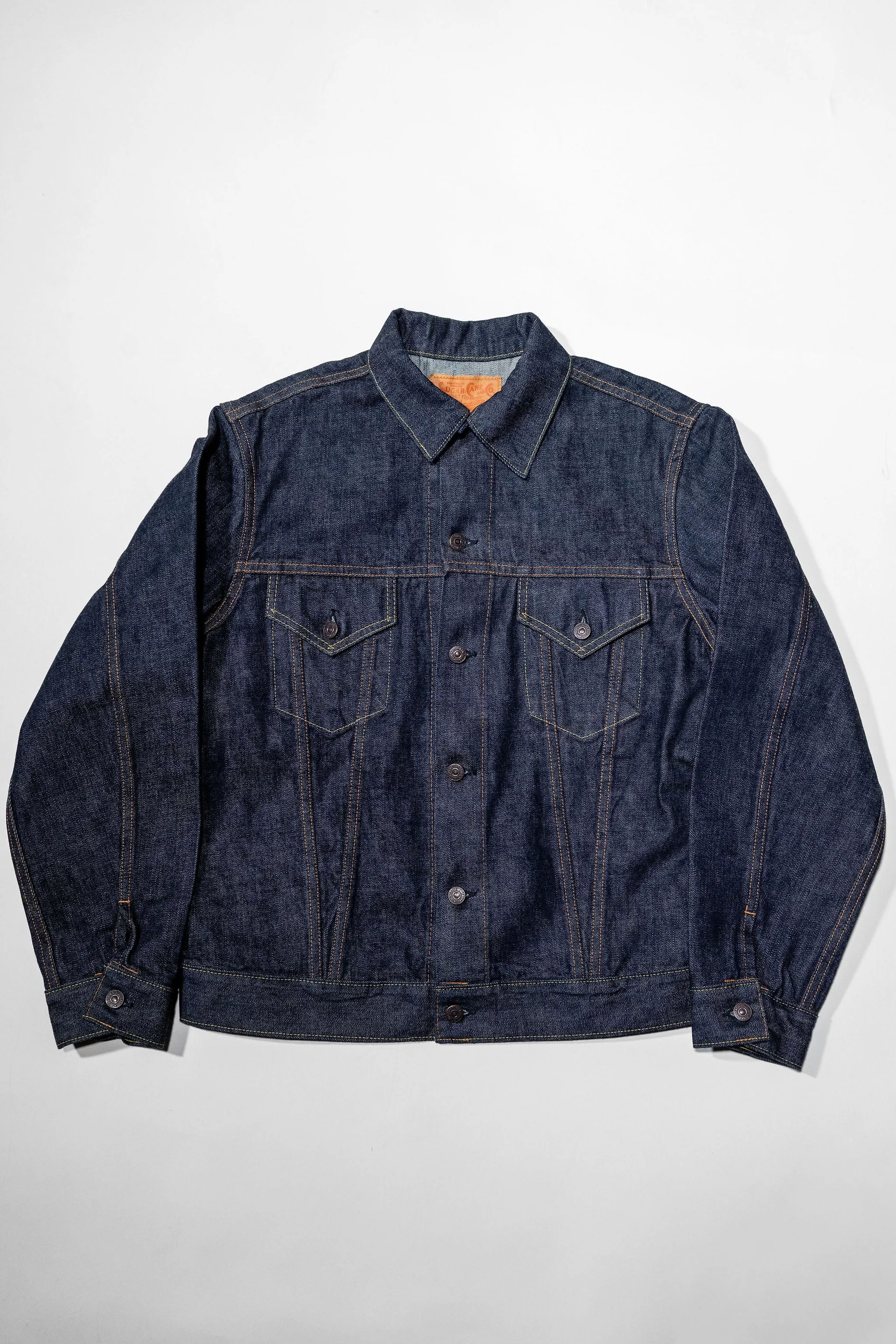 Sugar Cane 1962 14oz Type III Denim Jacket - One Wash sold by Franklin and Poe product image thumbnail 4