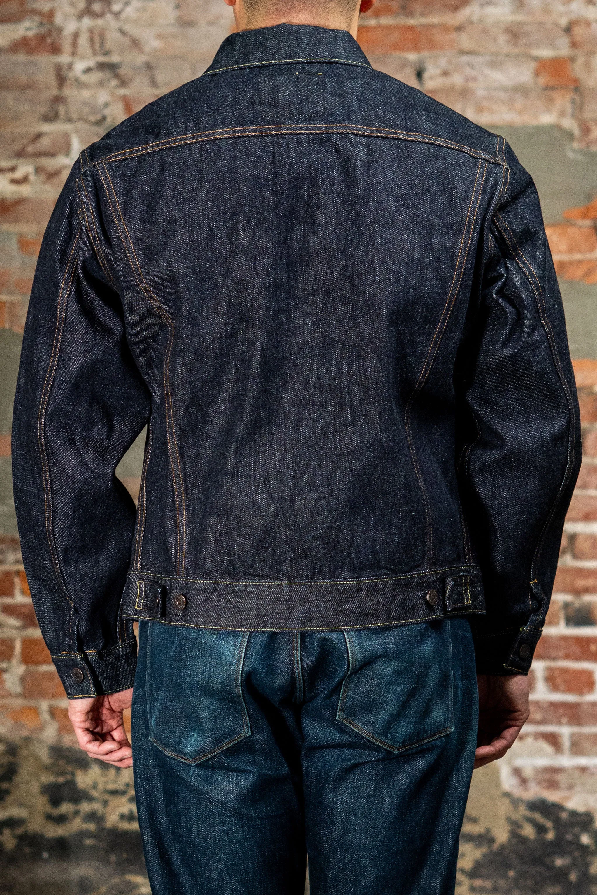 Sugar Cane 1962 14oz Type III Denim Jacket - One Wash sold by Franklin and Poe product image thumbnail 3