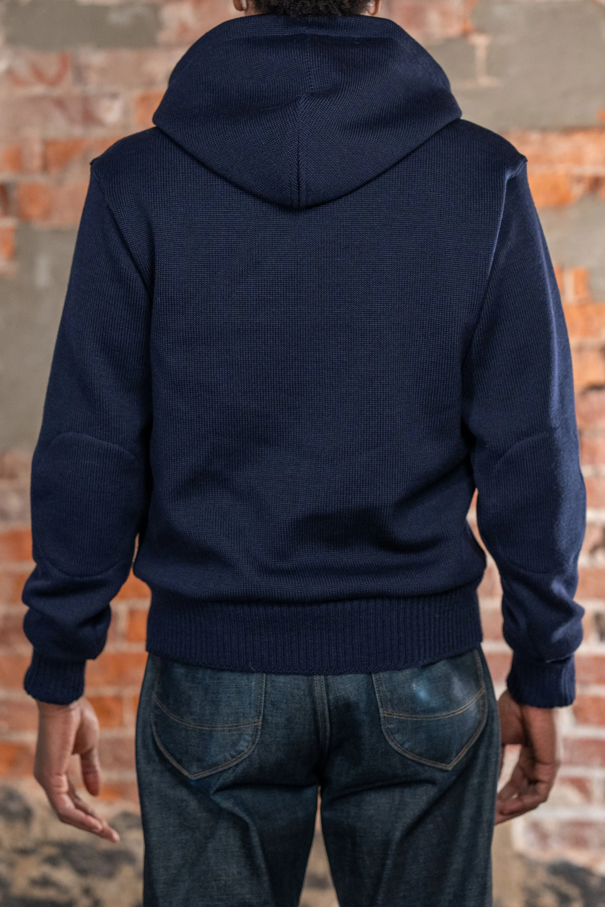 Dehen 1920 Full-Throttle Moto Hoodie - Dark Navy sold by Franklin and Poe product image thumbnail 3