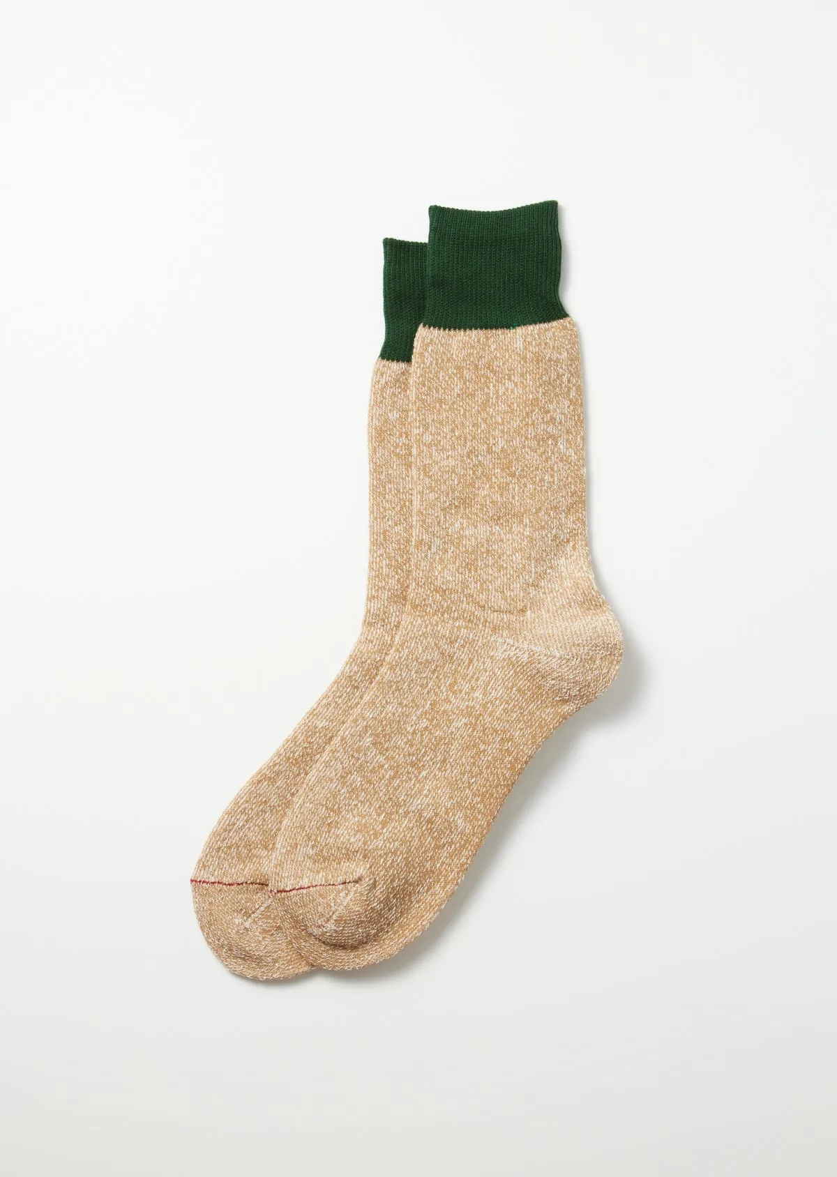 Rototo R1515 Double Face Crew - Dark Green/Beige sold by Franklin and Poe