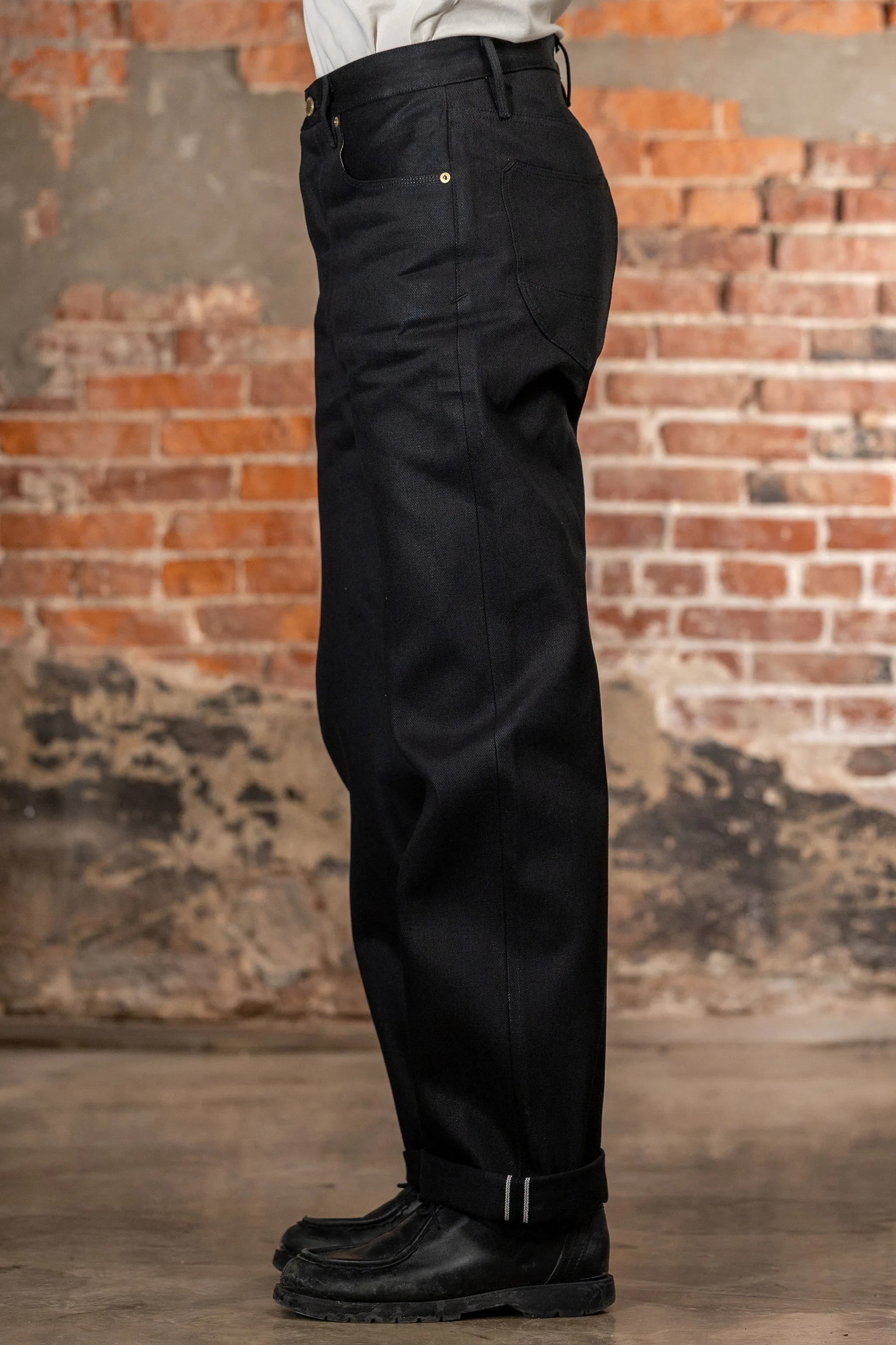 Freenote Cloth Modesto - 15.75oz Aces High Black Denim sold by Franklin and Poe product image thumbnail 2