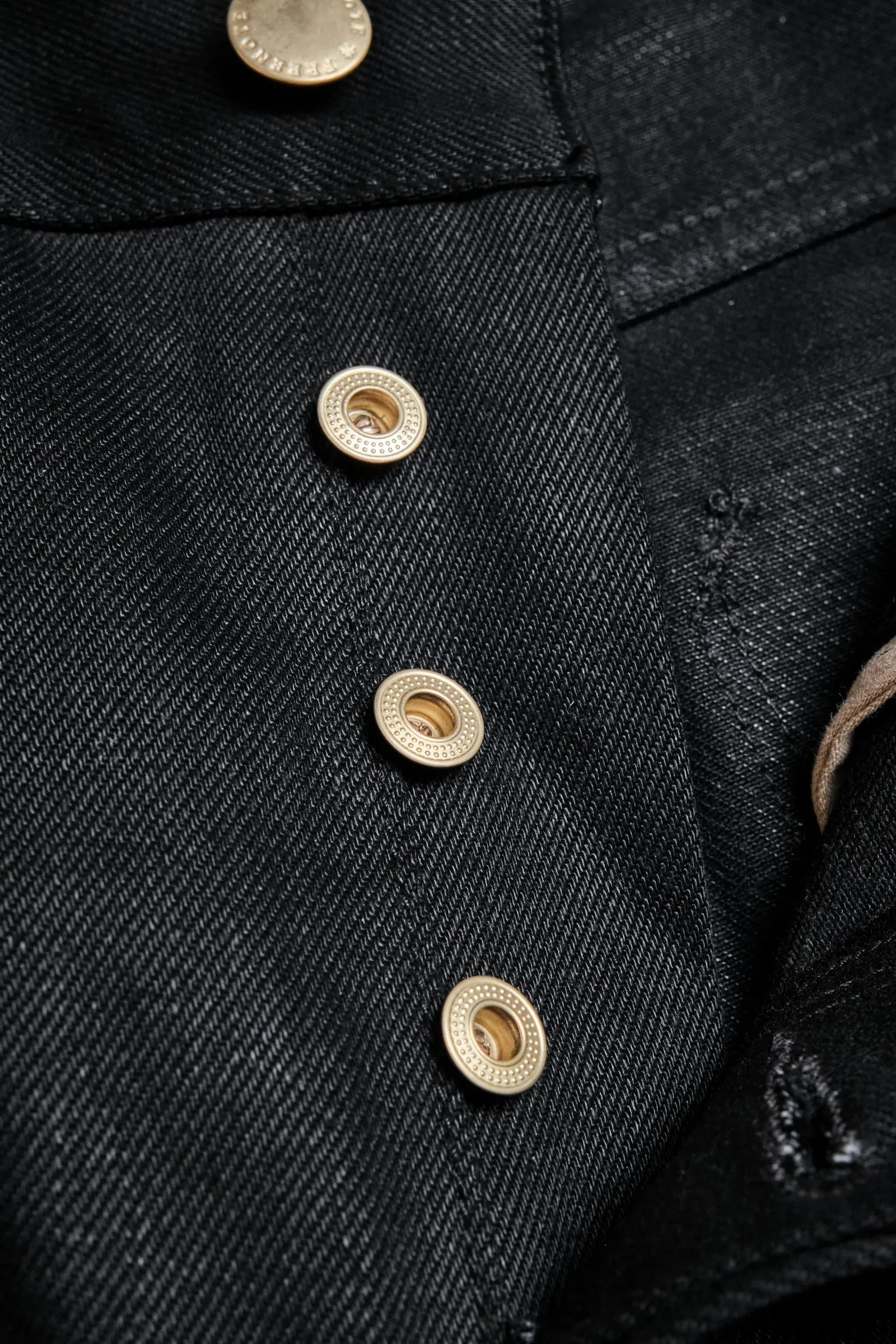 Freenote Cloth Modesto - 15.75oz Aces High Black Denim sold by Franklin and Poe product image thumbnail 5