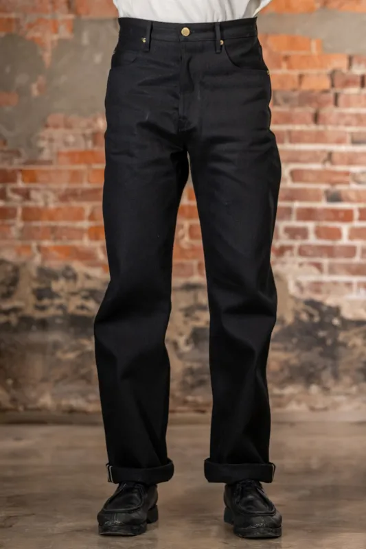 Freenote Cloth Modesto - 15.75oz Aces High Black Denim sold by Franklin and Poe