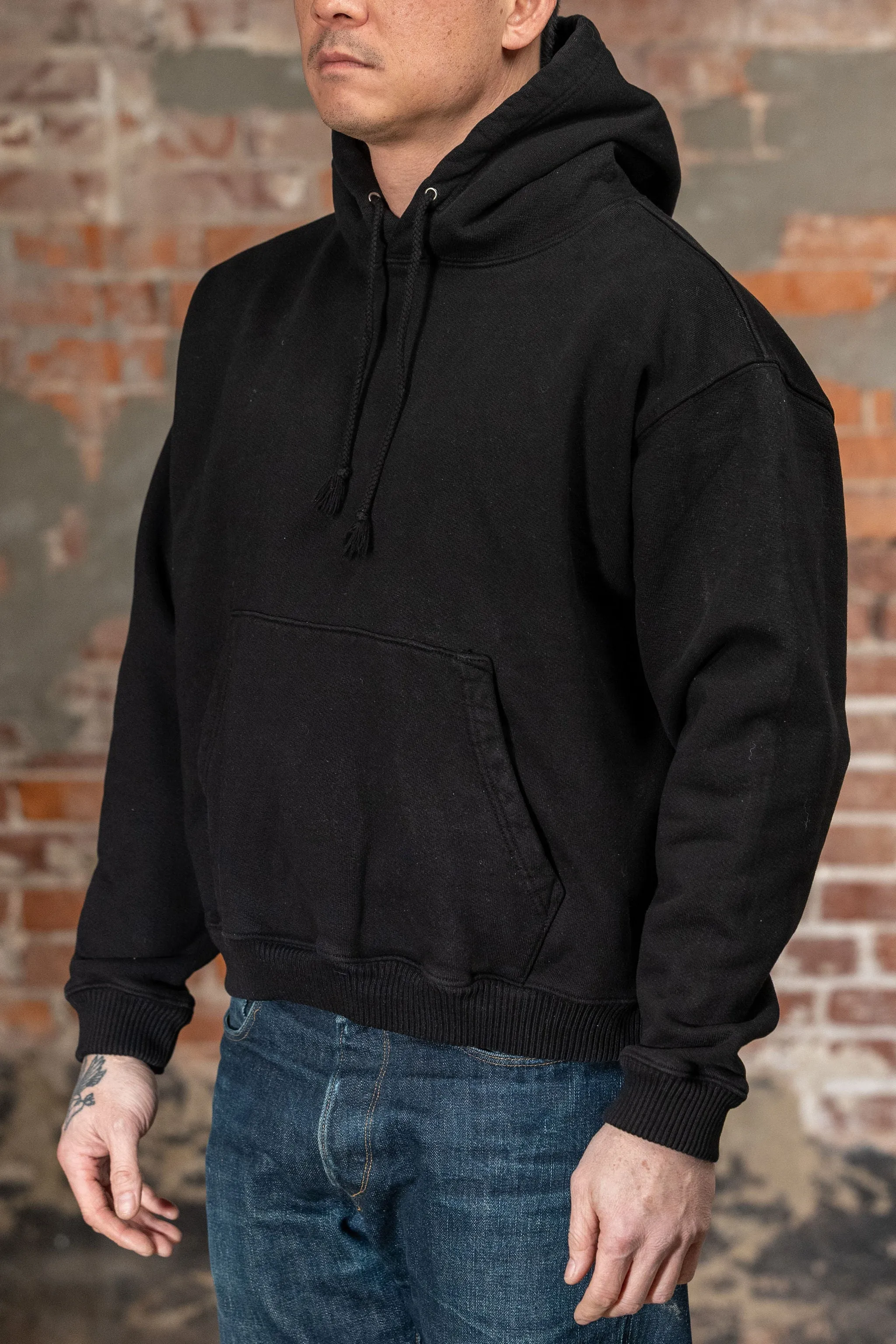 3sixteen Ultraweight Pullover Hoodie - Black sold by Franklin and Poe product image thumbnail 2