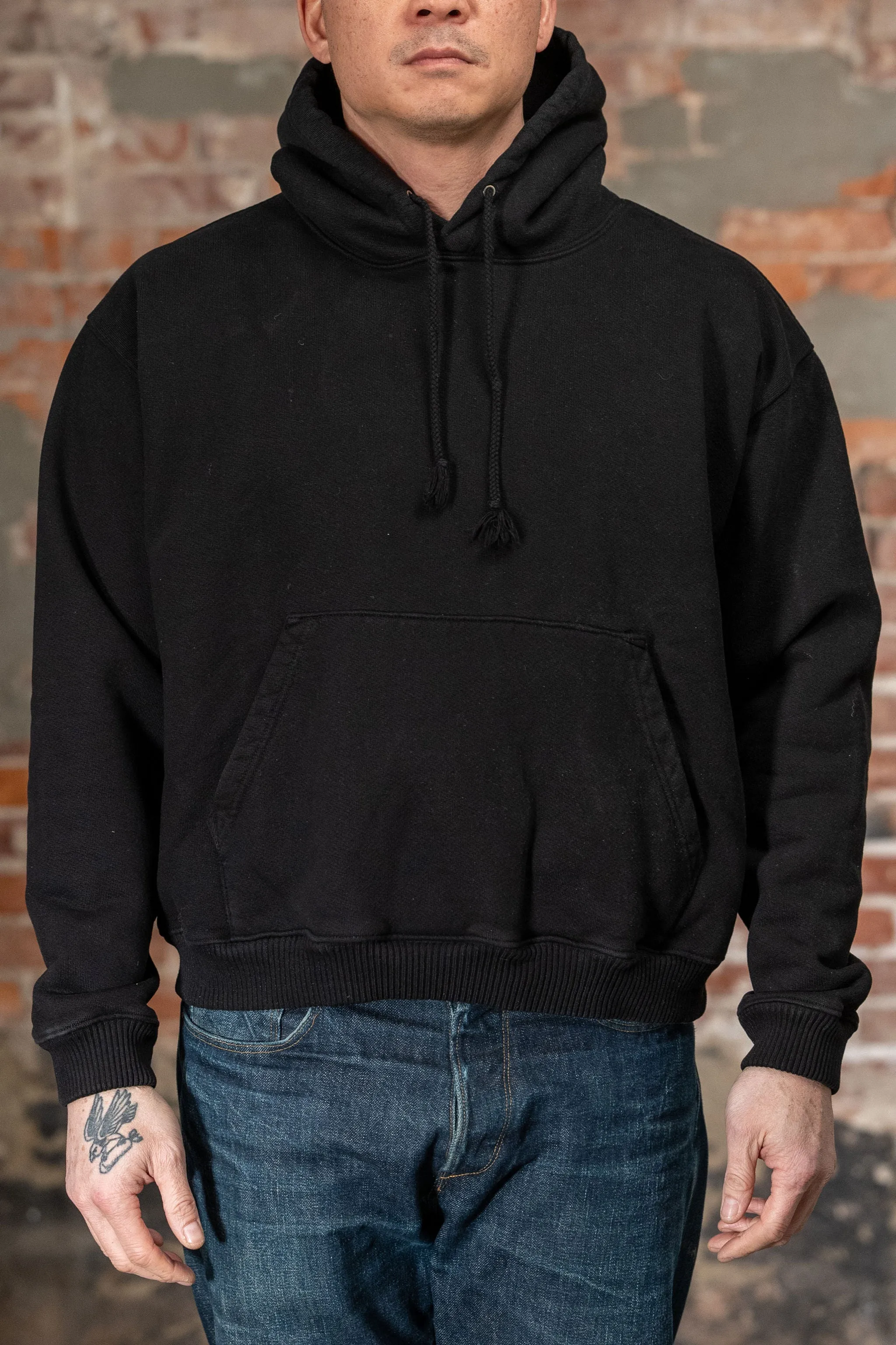 3sixteen Ultraweight Pullover Hoodie - Black sold by Franklin and Poe