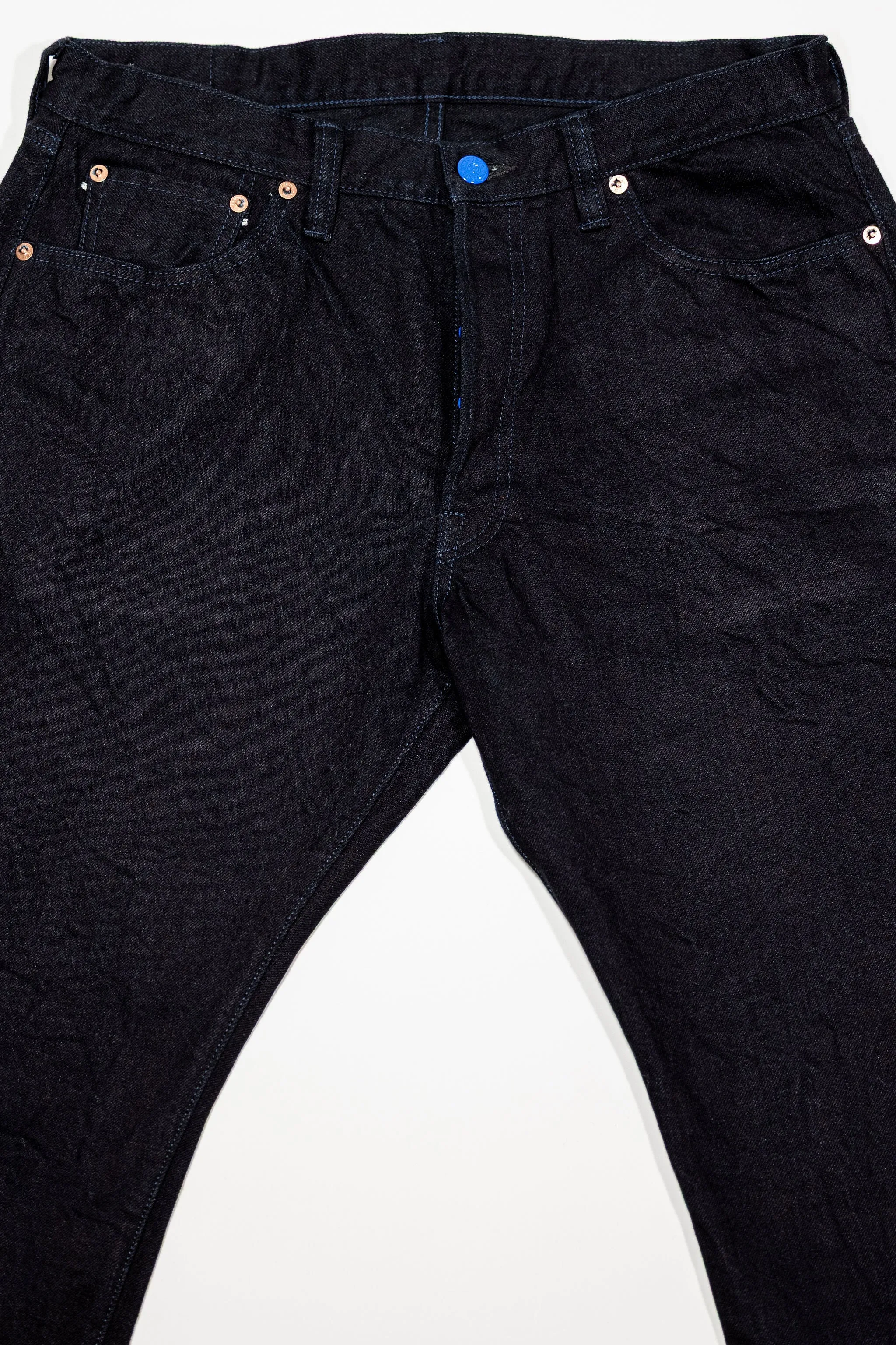 Samurai S0510XX-BOB Aoki Tachikage Regular Straight - 15oz Black-on-Blue Denim sold by Franklin and Poe product image thumbnail 4