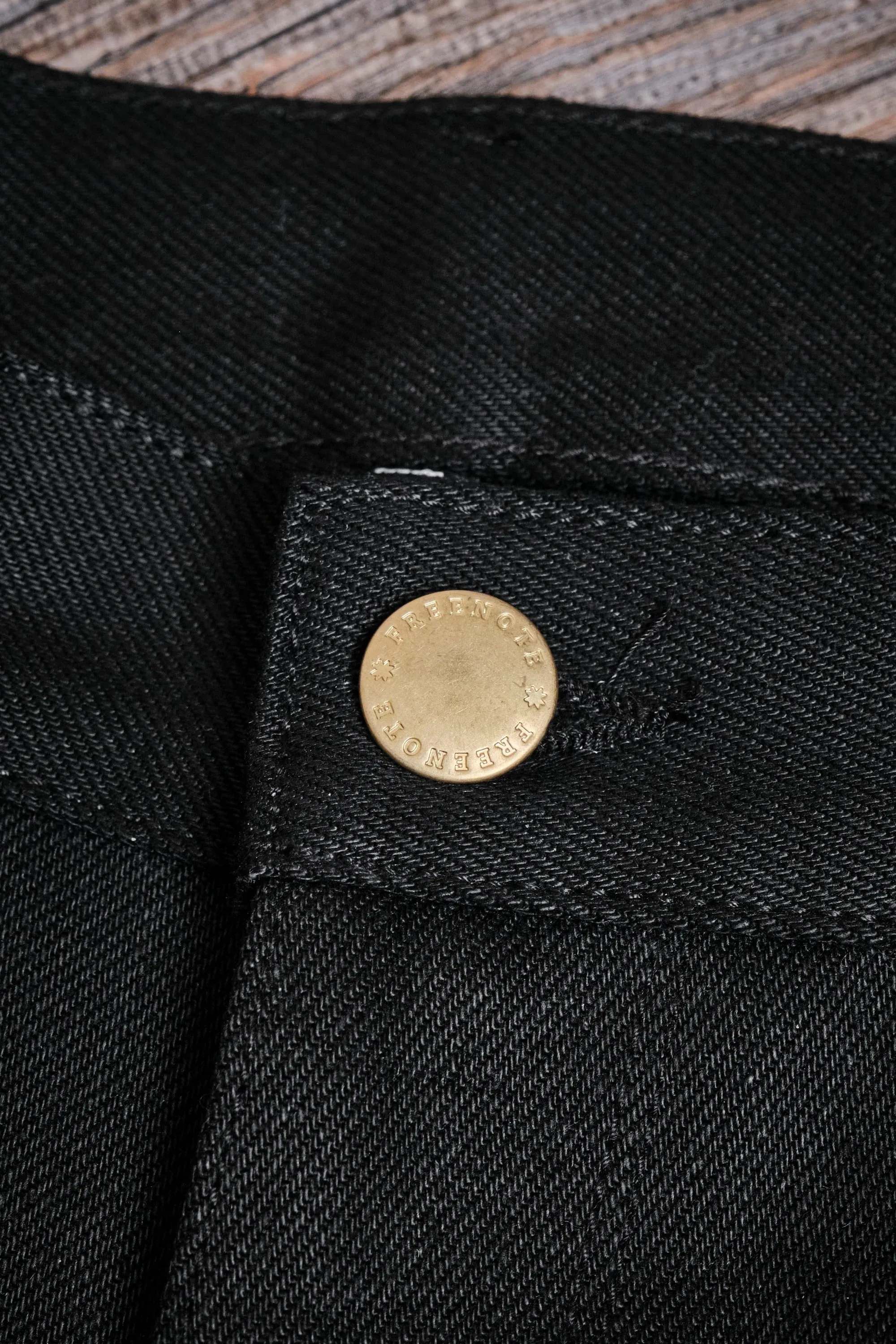 Freenote Cloth Wilkes - 15.75oz Aces High Black Denim sold by Franklin and Poe product image thumbnail 4
