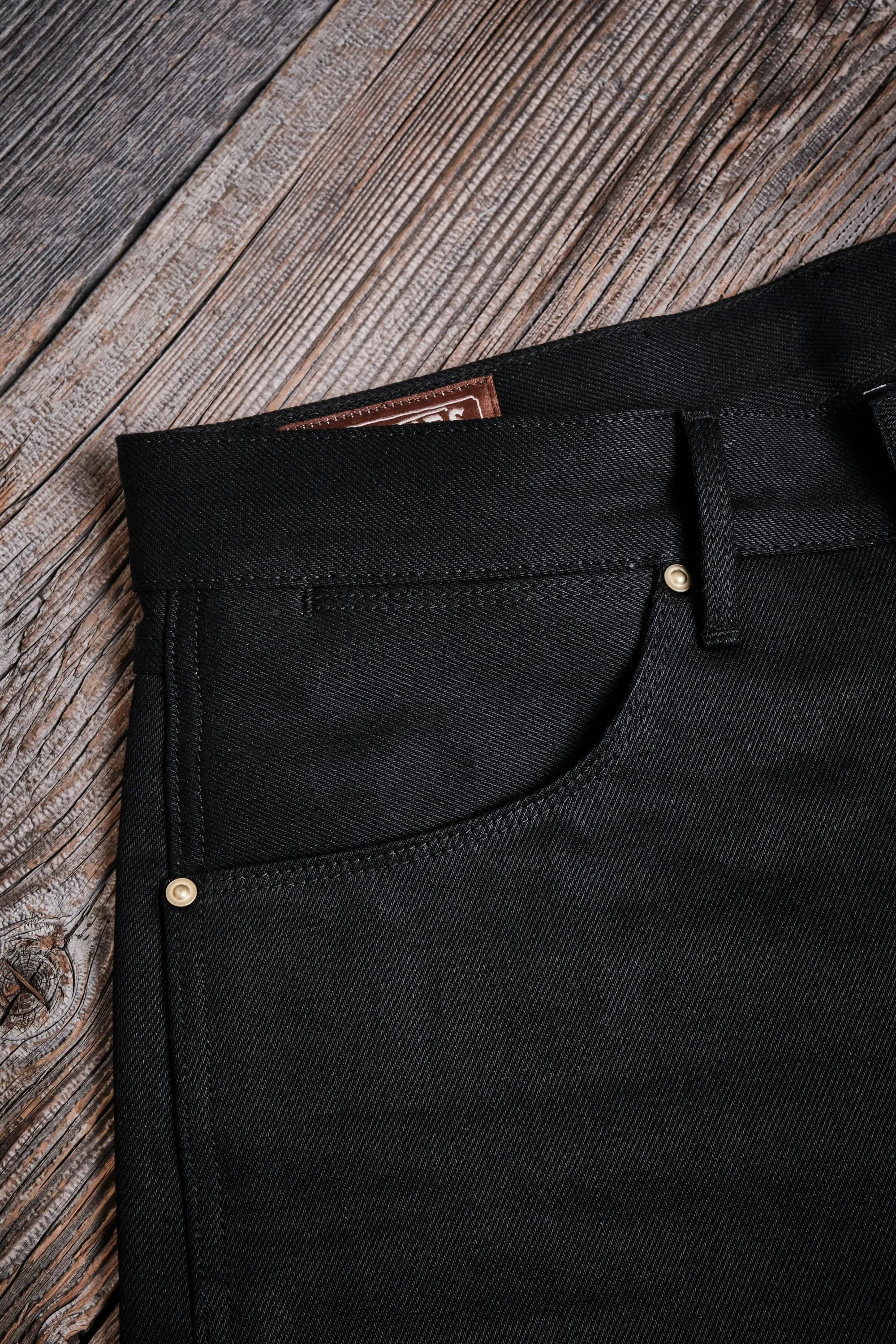 Freenote Cloth Wilkes - 15.75oz Aces High Black Denim sold by Franklin and Poe product image thumbnail 5