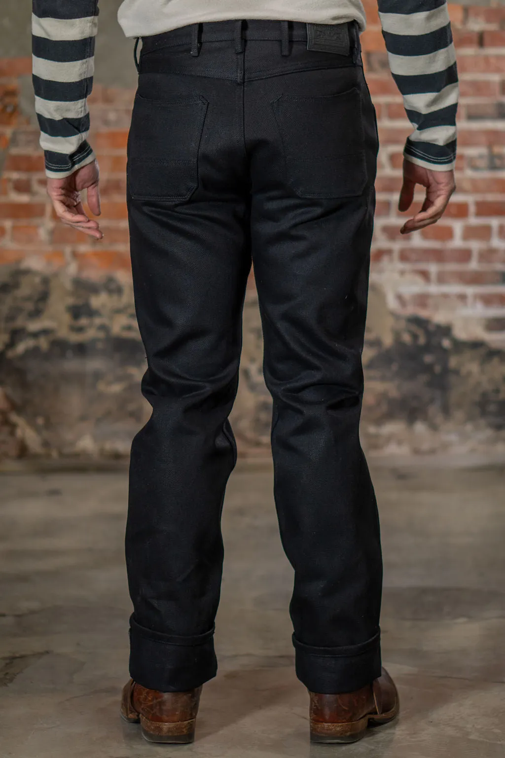 Freenote Cloth Wilkes - 15.75oz Aces High Black Denim sold by Franklin and Poe product image thumbnail 3