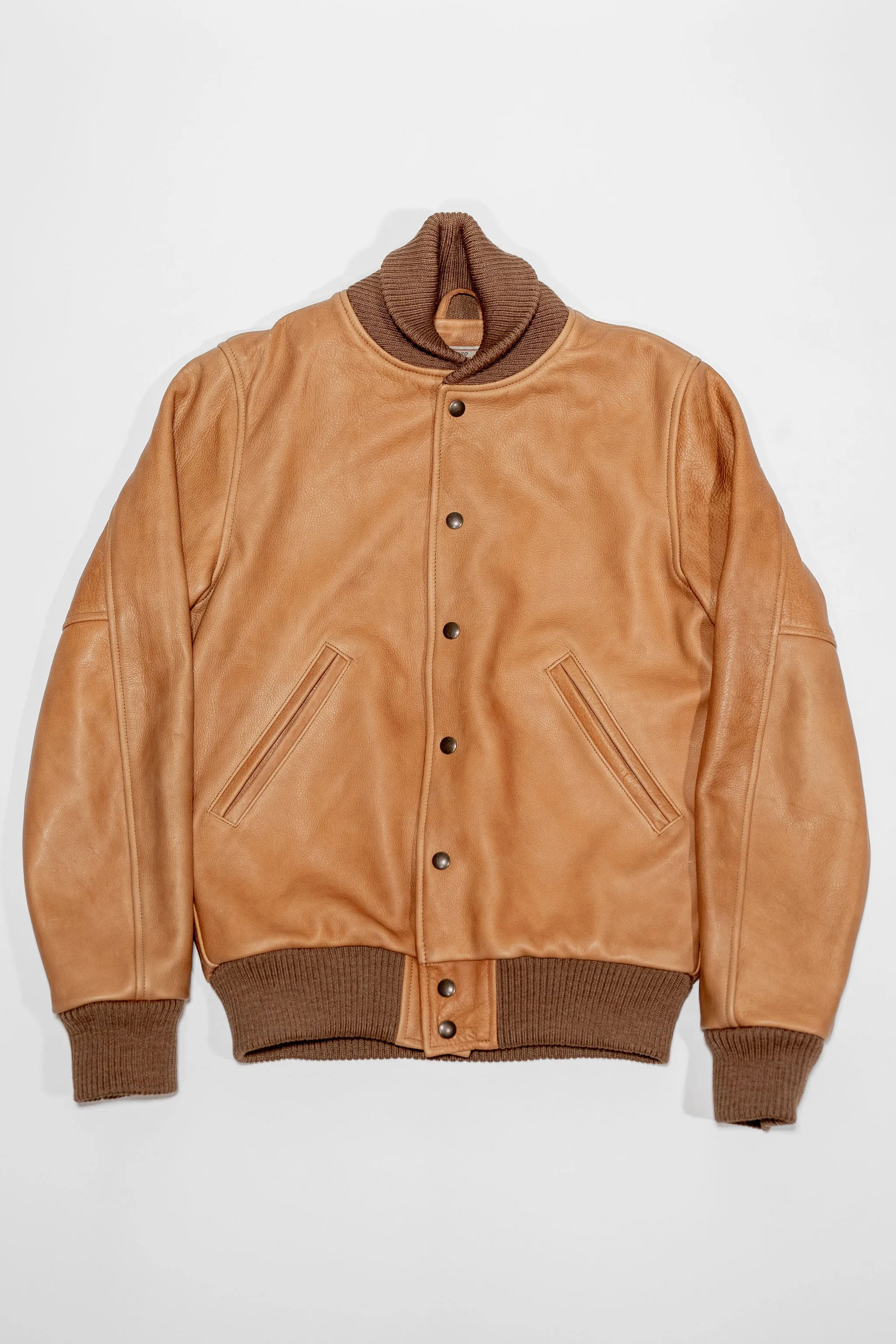 Dehen 1920 All-City Leather Jacket - Rust sold by Franklin and Poe product image thumbnail 4