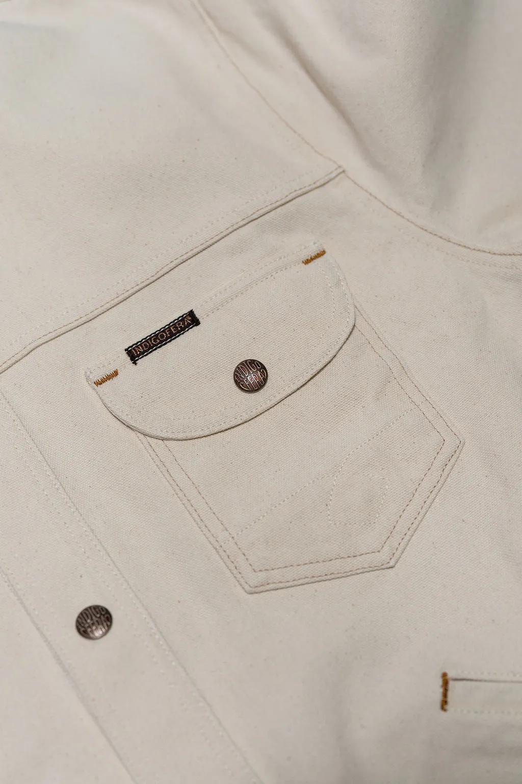 Indigofera Fargo Quarter - Smithson Canvas Ecru sold by Franklin and Poe product image thumbnail 5