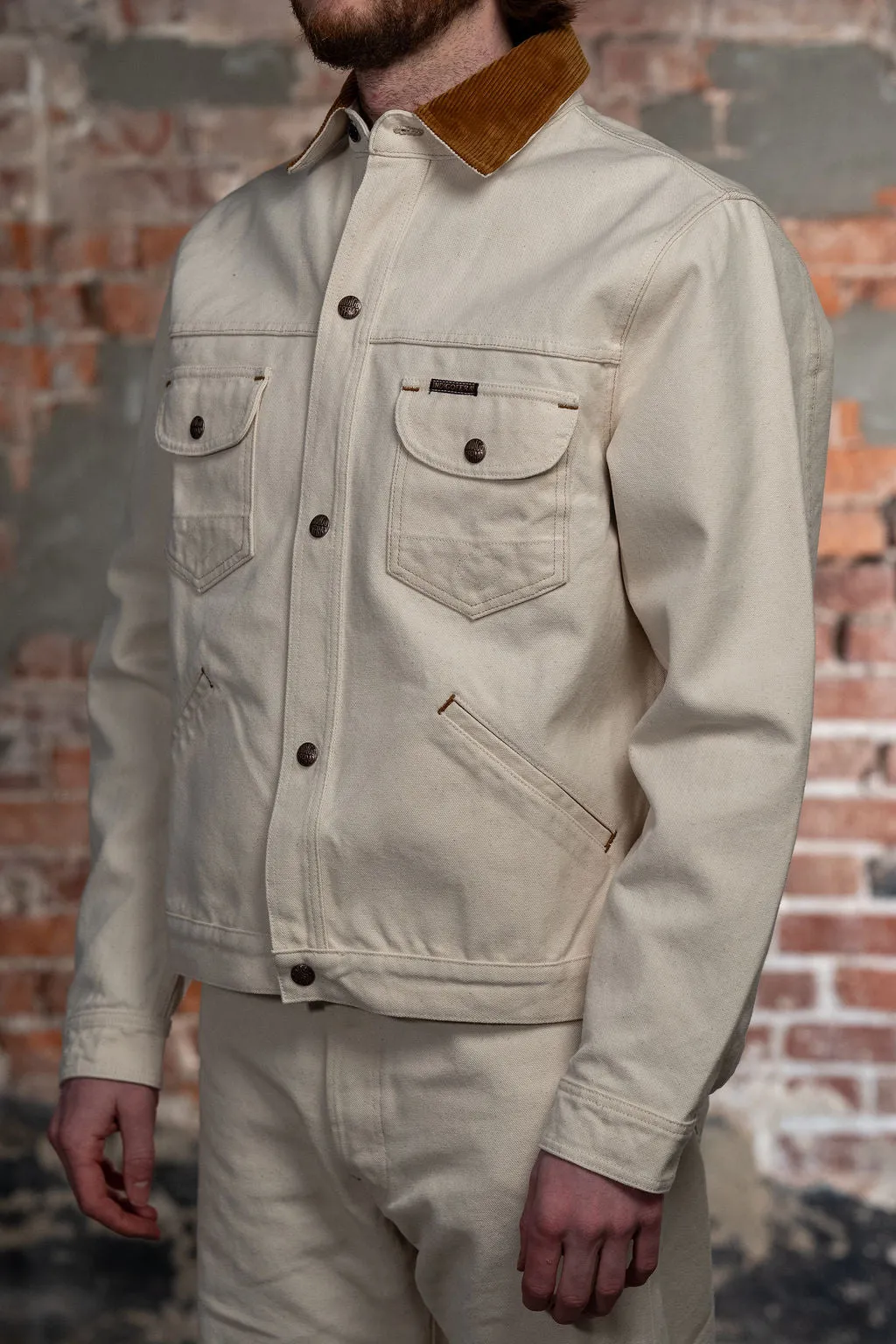 Indigofera Fargo Quarter - Smithson Canvas Ecru sold by Franklin and Poe product image thumbnail 2