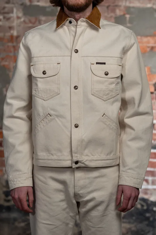 Indigofera Fargo Quarter - Smithson Canvas Ecru made by Indigofera