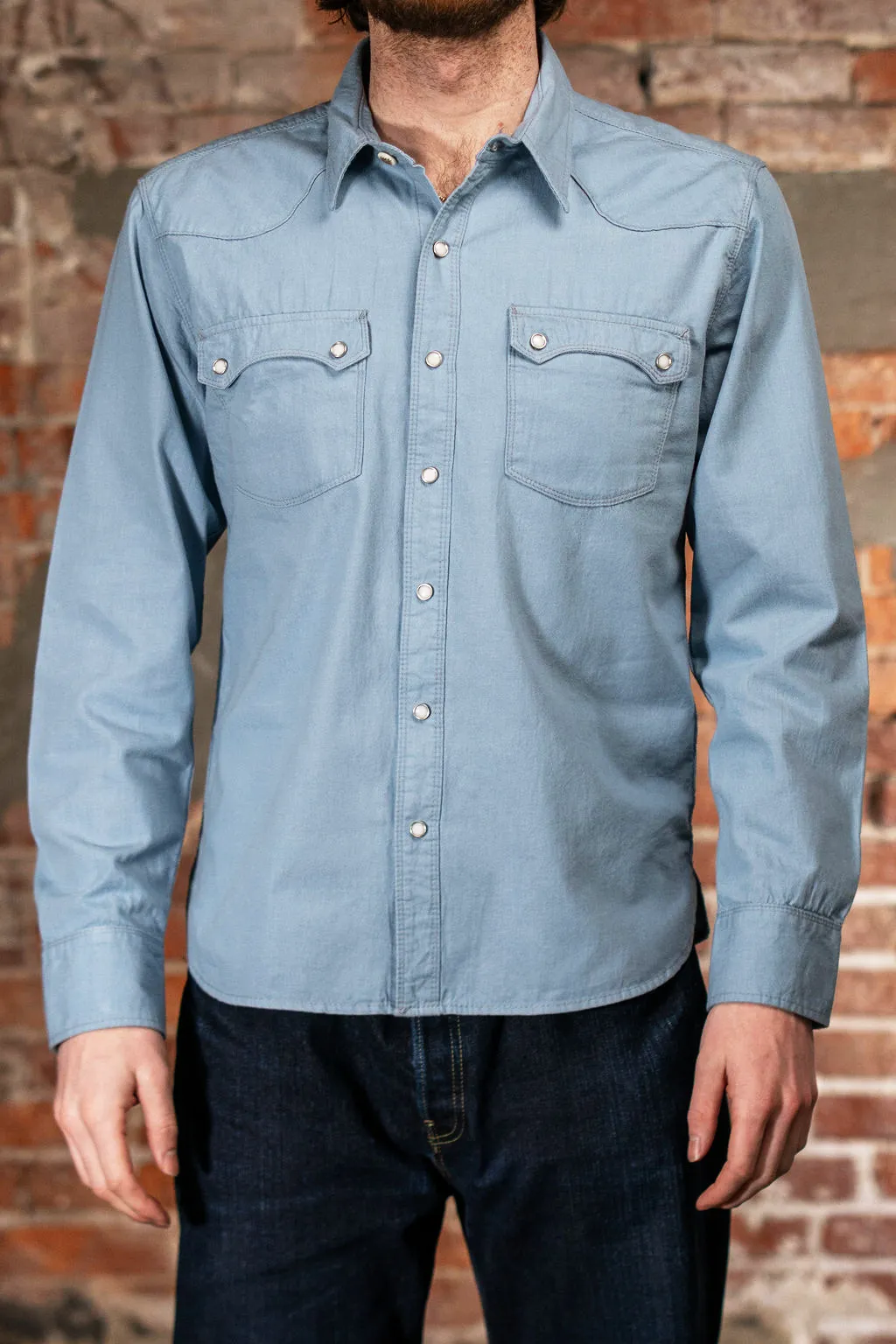 Freenote Cloth Modern Western - Clear Blue sold by Franklin and Poe