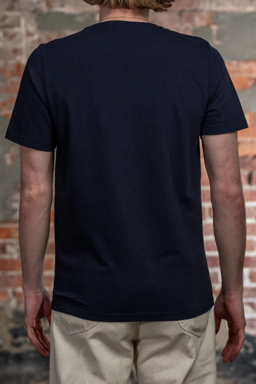 Hansen Garments Julian Crew Neck T-Shirt - Indigo Like sold by Franklin and Poe product image thumbnail 2