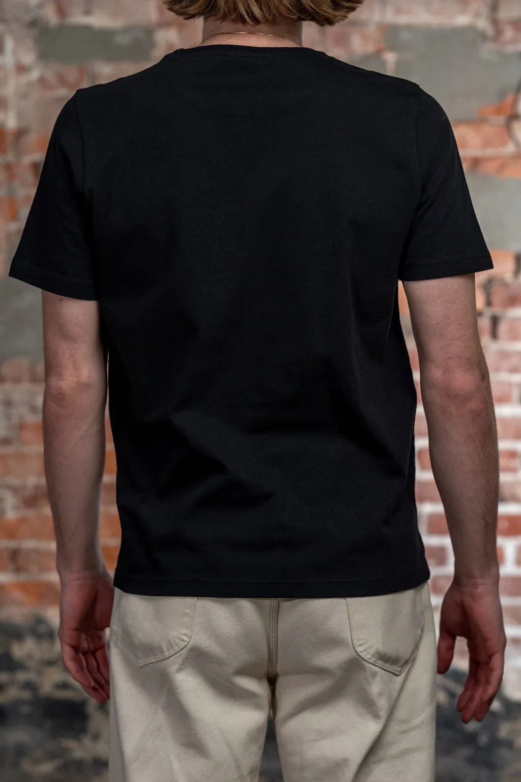 Hansen Garments Julian Crew Neck T-Shirt - Black sold by Franklin and Poe product image thumbnail 2