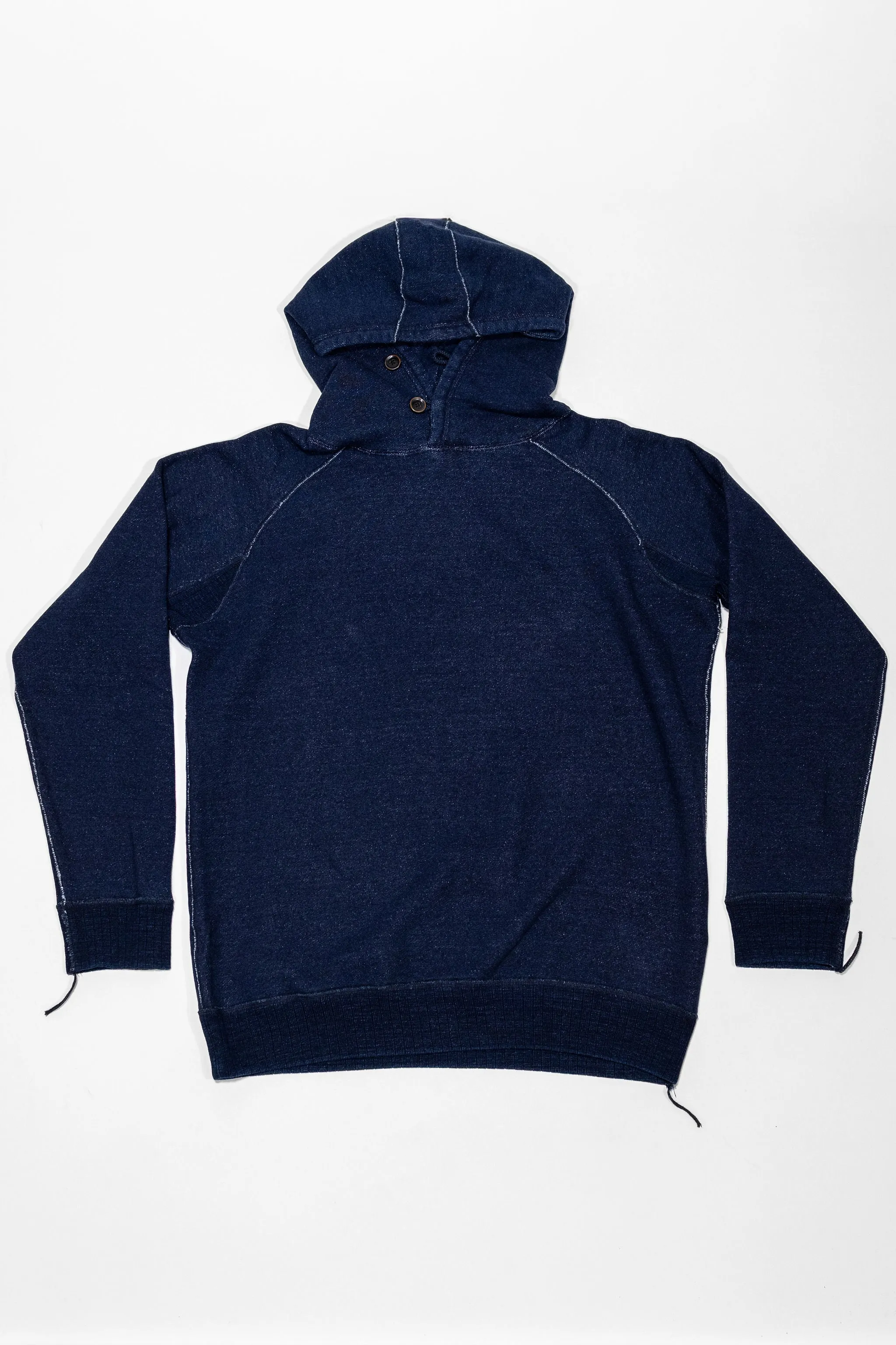 Pure Blue Japan 5410-ID Knitted Hoodie - Indigo sold by Franklin and Poe product image thumbnail 4