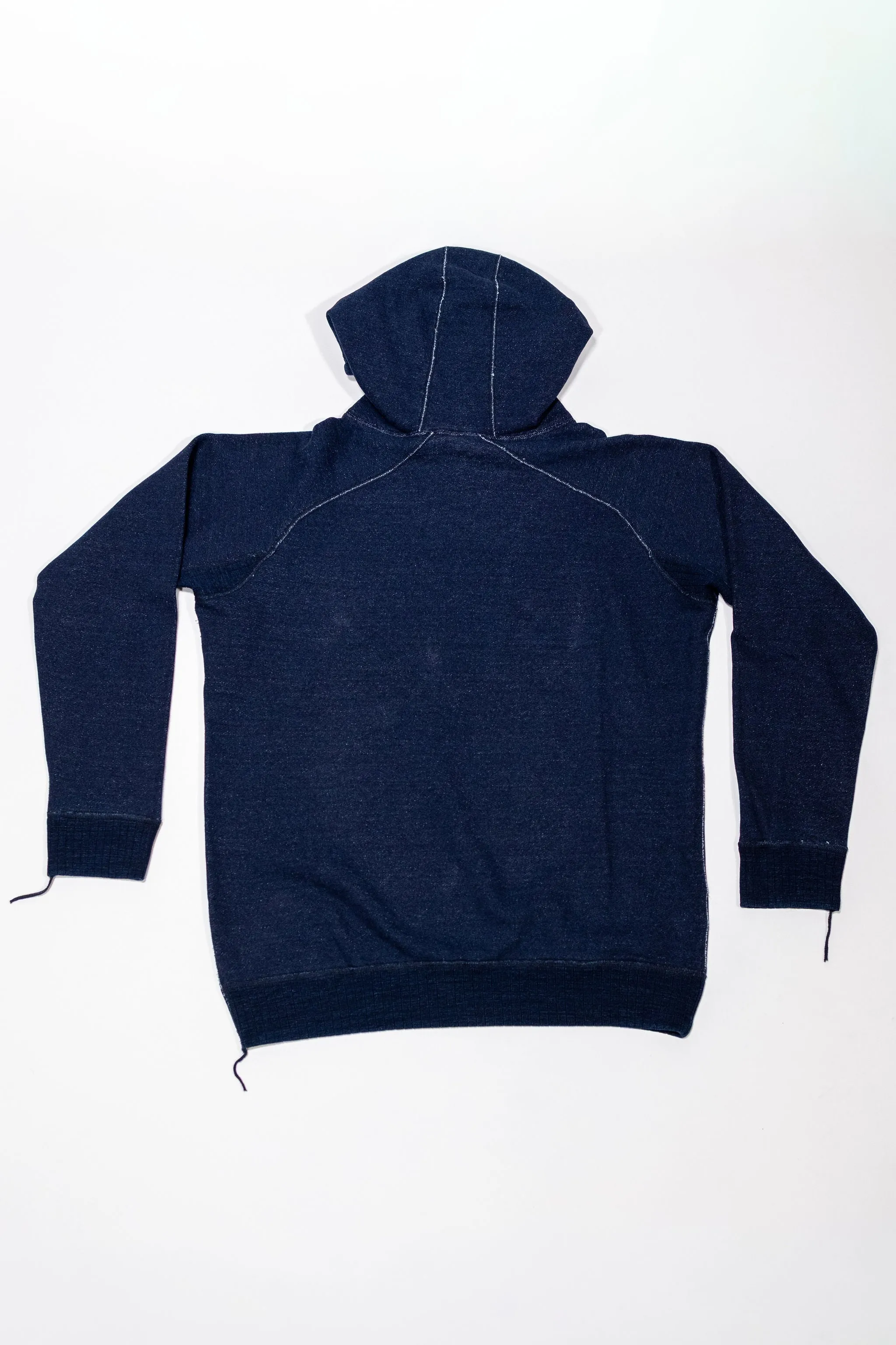 Pure Blue Japan 5410-ID Knitted Hoodie - Indigo sold by Franklin and Poe product image thumbnail 5
