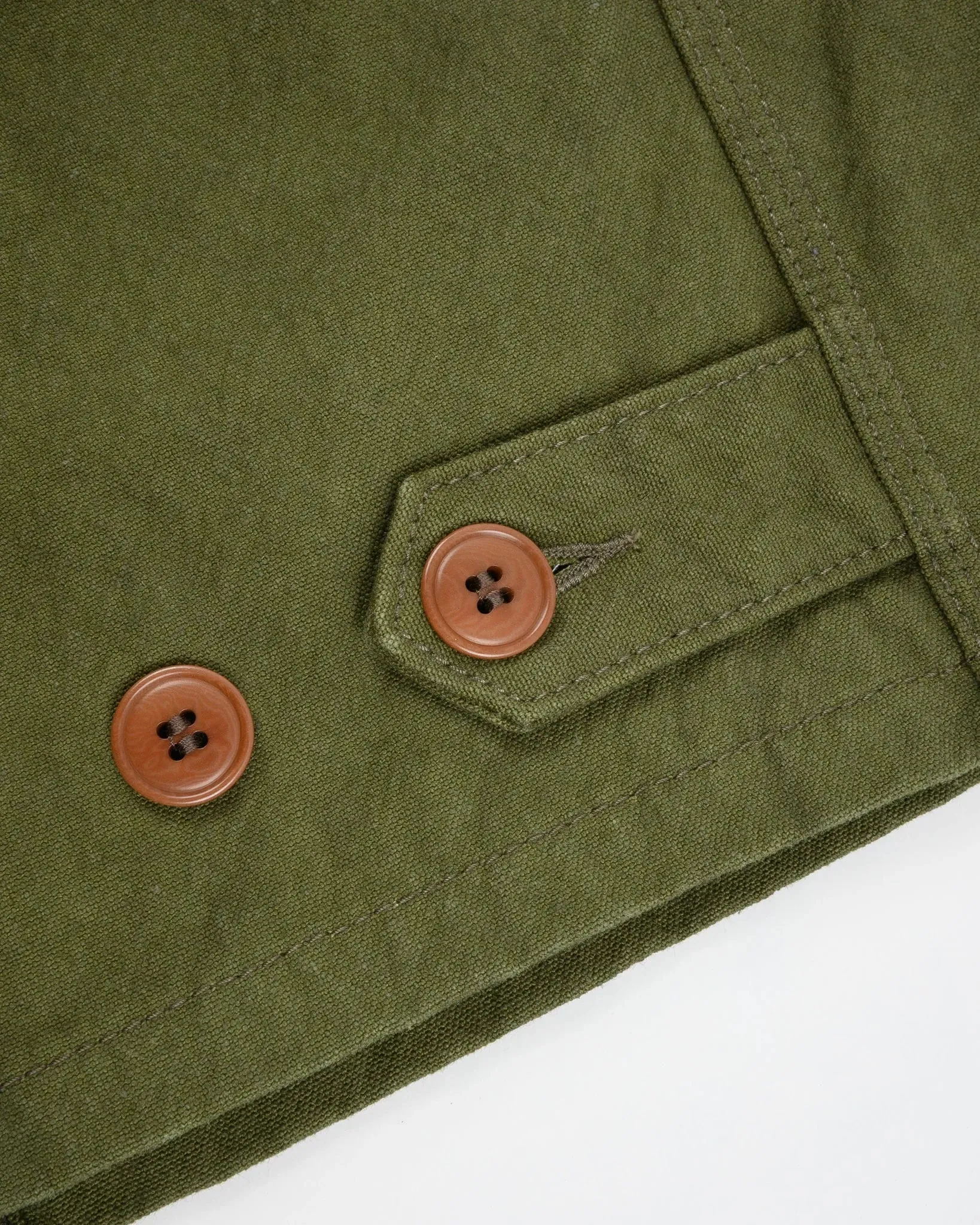 Iron Heart IHV-52-OLV 12oz Duck Canvas Hunting Vest - Olive sold by Franklin and Poe product image thumbnail 5