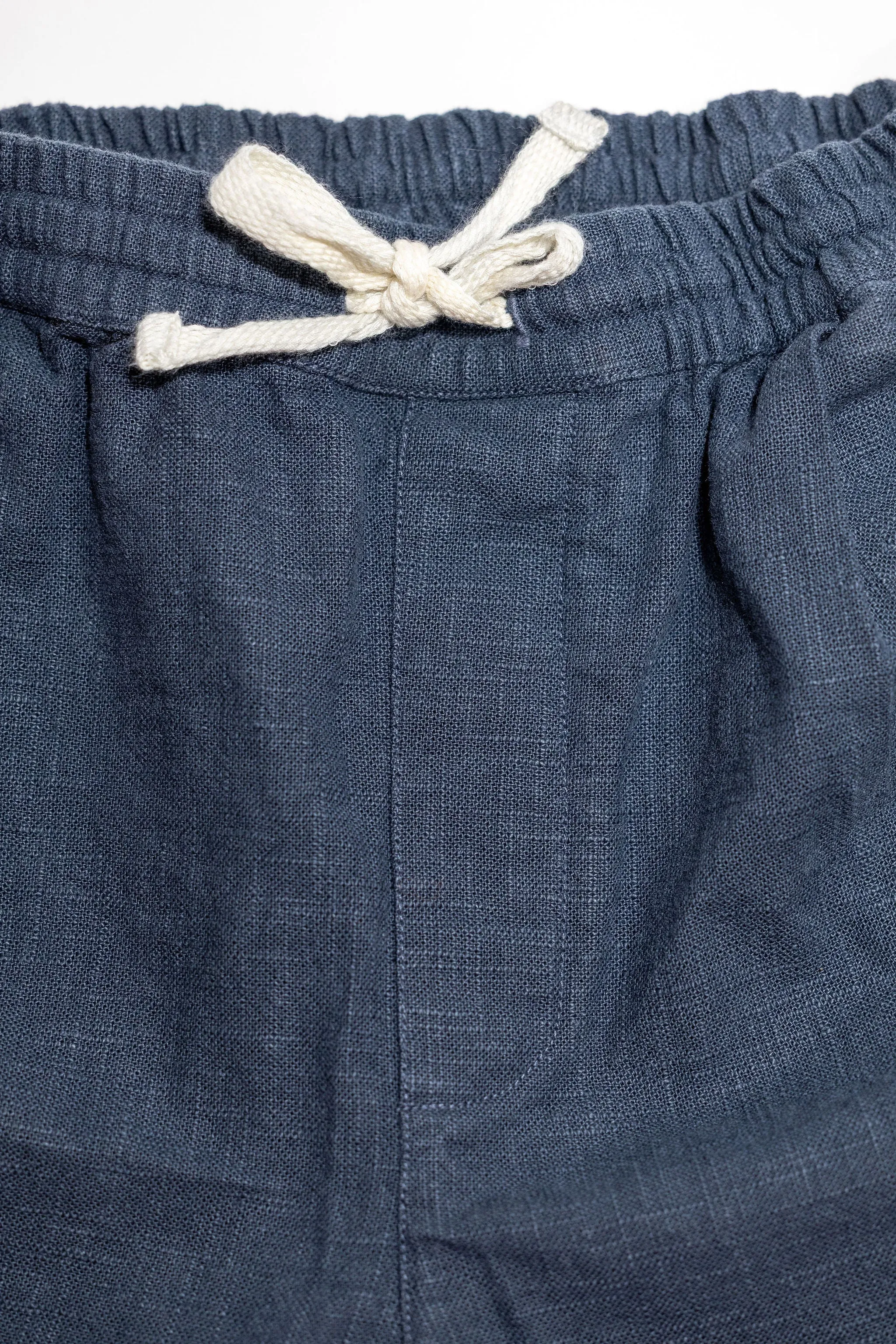 3sixteen Drawstring Shorts - Navy Linen sold by Franklin and Poe product image thumbnail 4