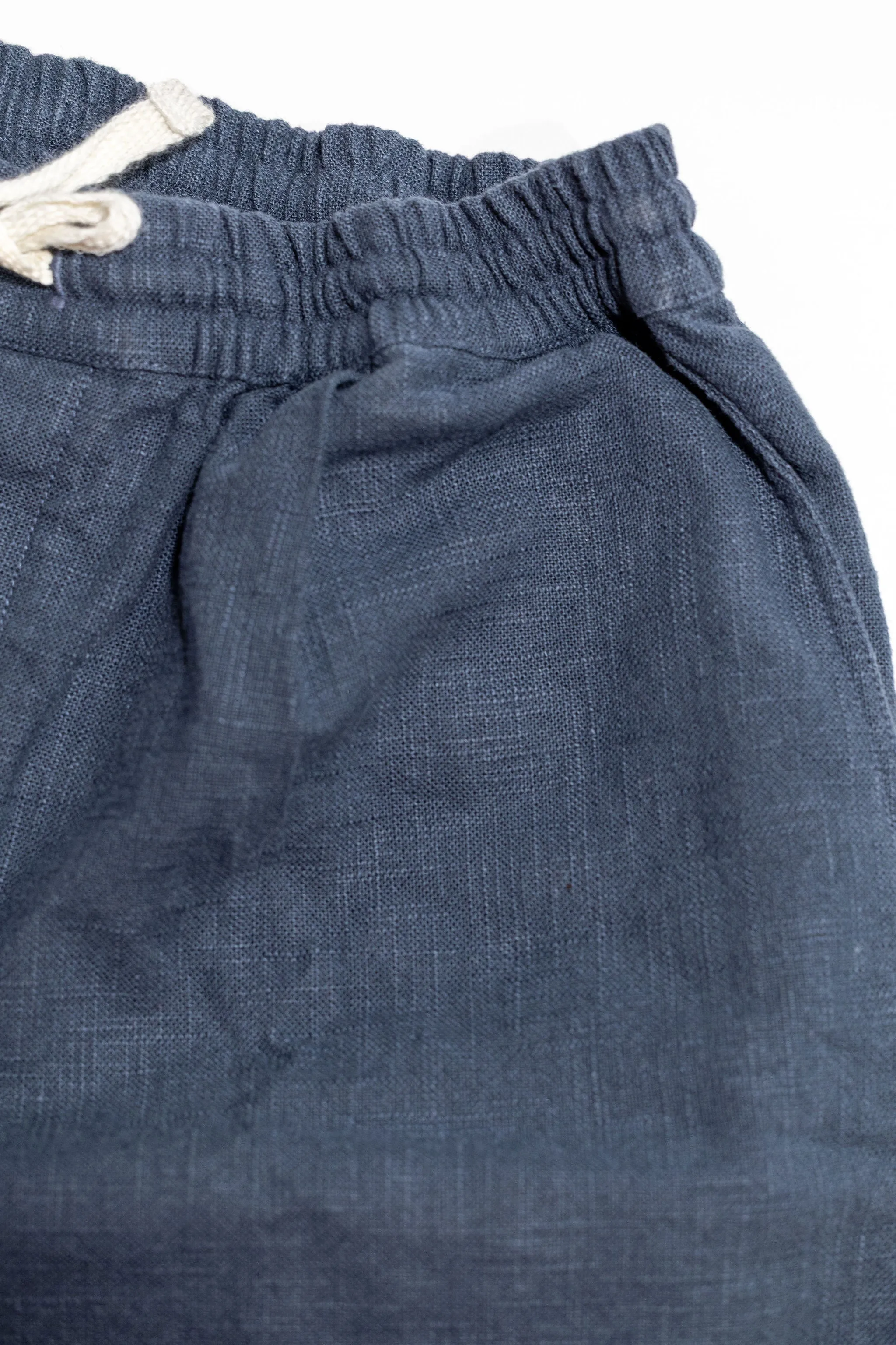 3sixteen Drawstring Shorts - Navy Linen sold by Franklin and Poe product image thumbnail 5