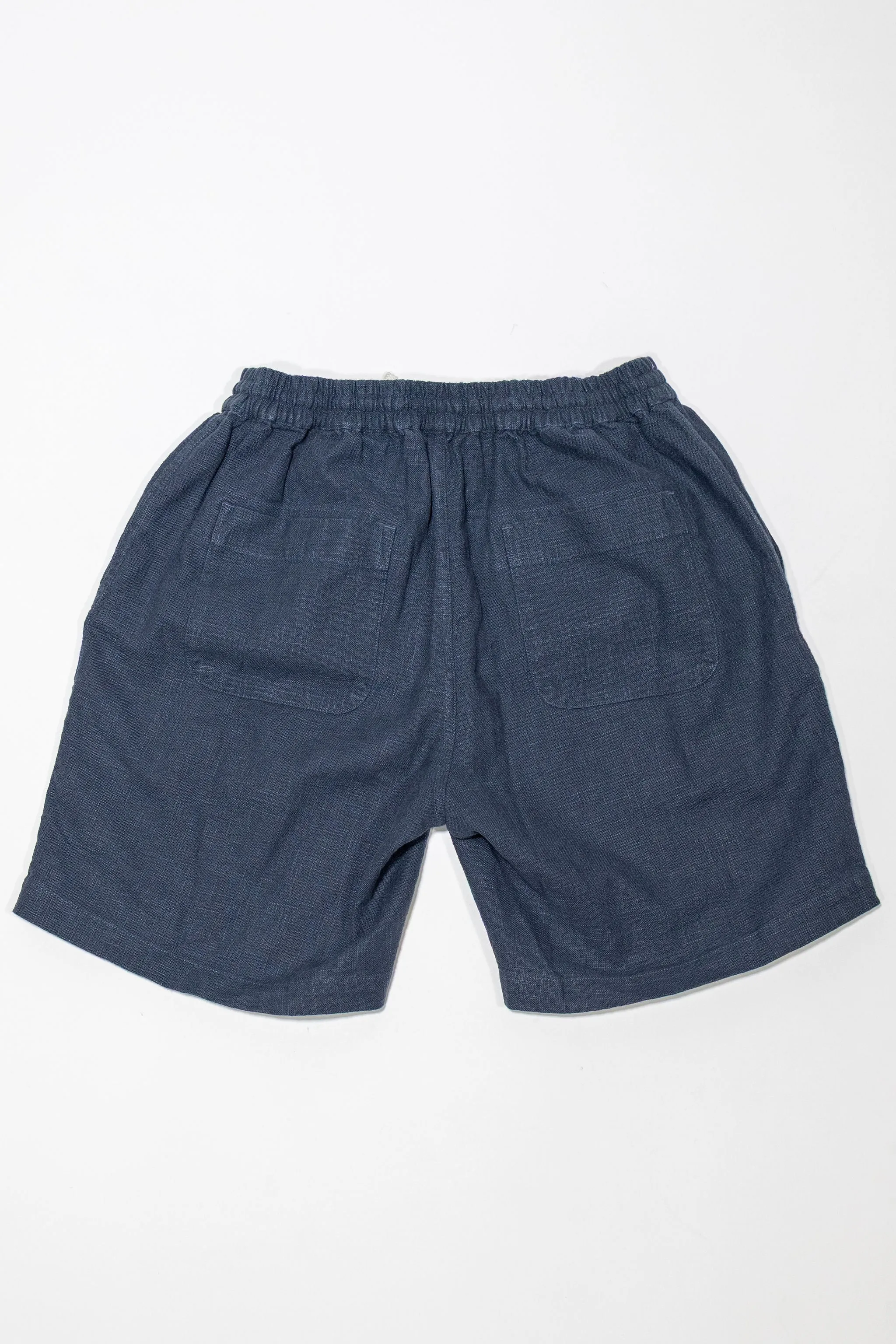 3sixteen Drawstring Shorts - Navy Linen sold by Franklin and Poe product image thumbnail 2