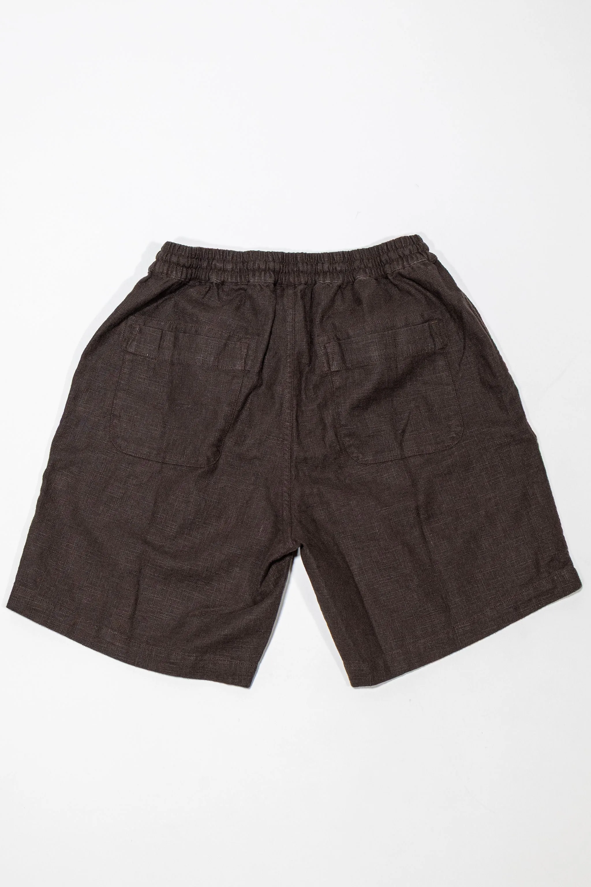 3sixteen Drawstring Shorts - Chocolate Linen sold by Franklin and Poe product image thumbnail 2