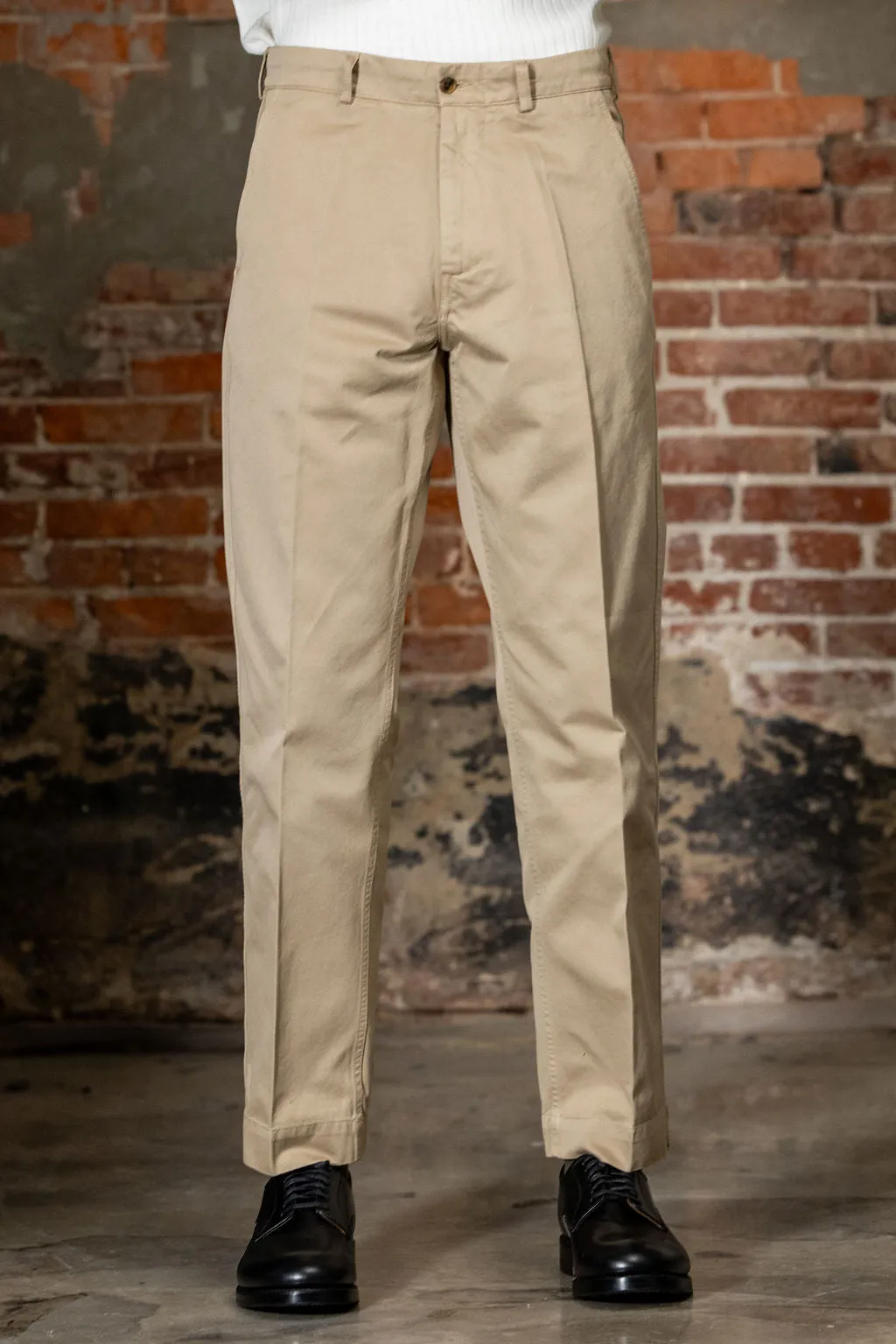 Knickerbocker Canal Tapered TwillForm Pant - Khaki sold by Franklin and Poe