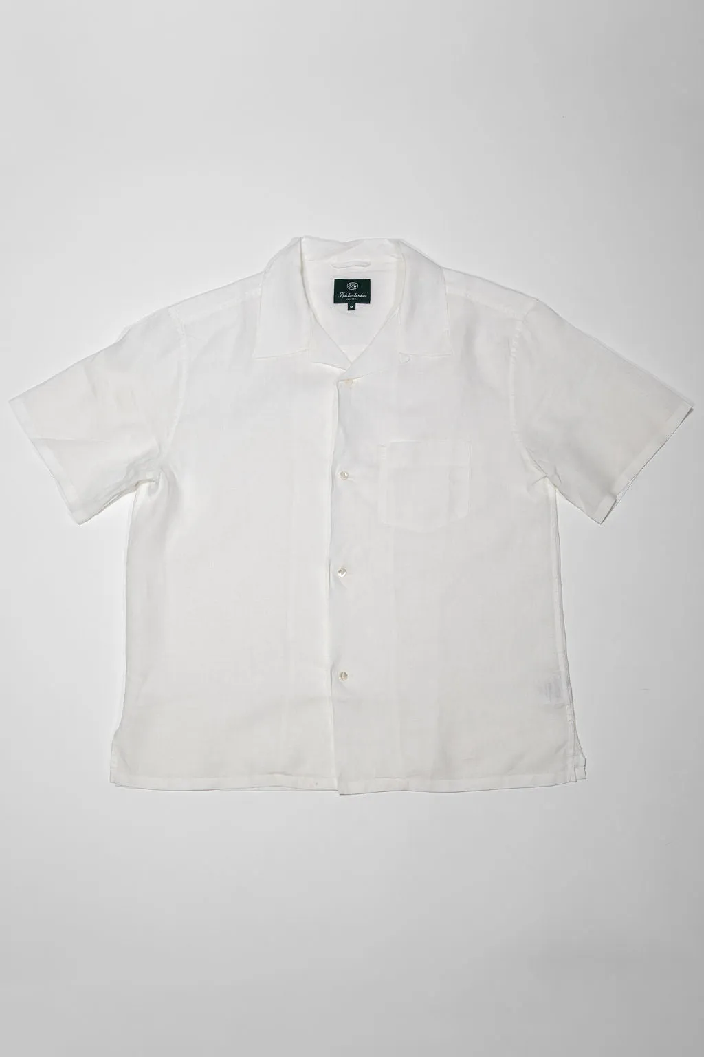 Knickerbocker Marina Linen Shirt - White sold by Franklin and Poe product image thumbnail 4