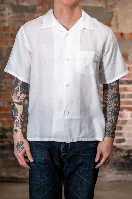 Knickerbocker Marina Linen Shirt - White made by Knickerbocker