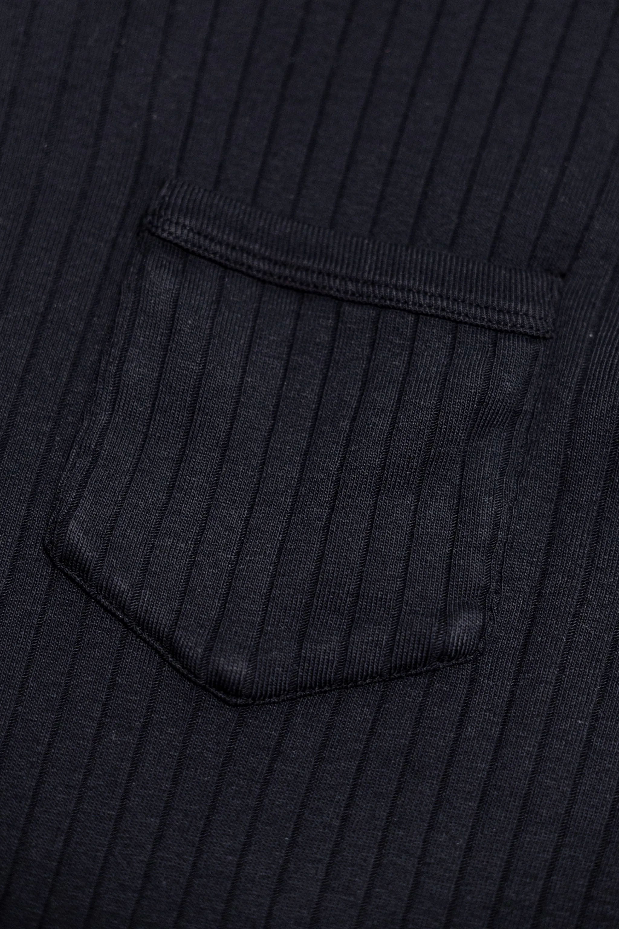 Knickerbocker Rib Pocket T-shirt - Black sold by Franklin and Poe product image thumbnail 5