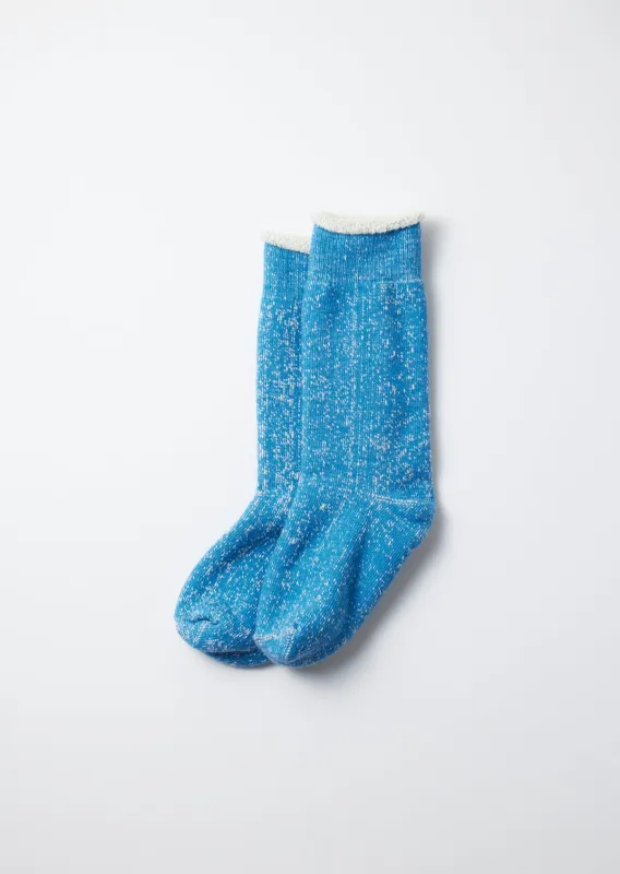 Rototo R1001 Double Faced Crew Socks - Blue made by ROTOTO