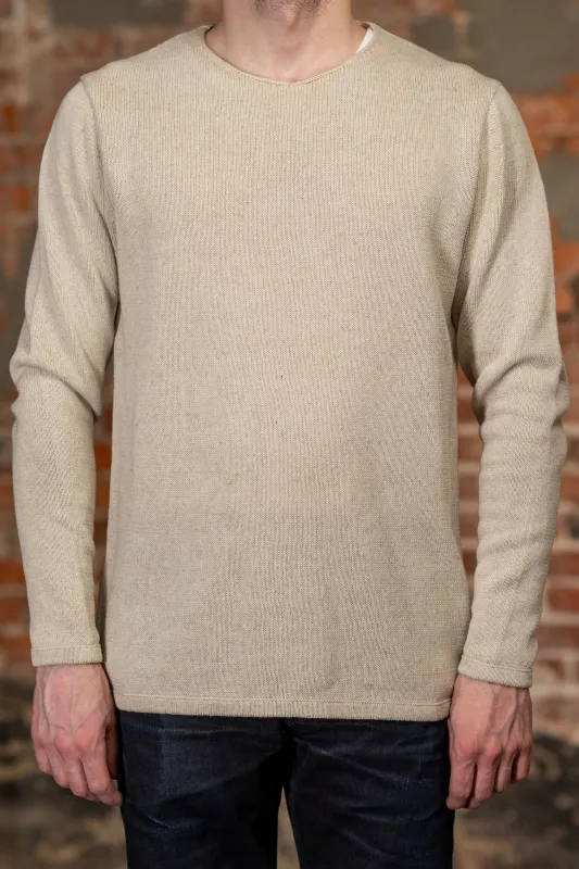 Heimat Textil Harbor Cotton/Linen Sweater - Seashell made by Heimat Textil