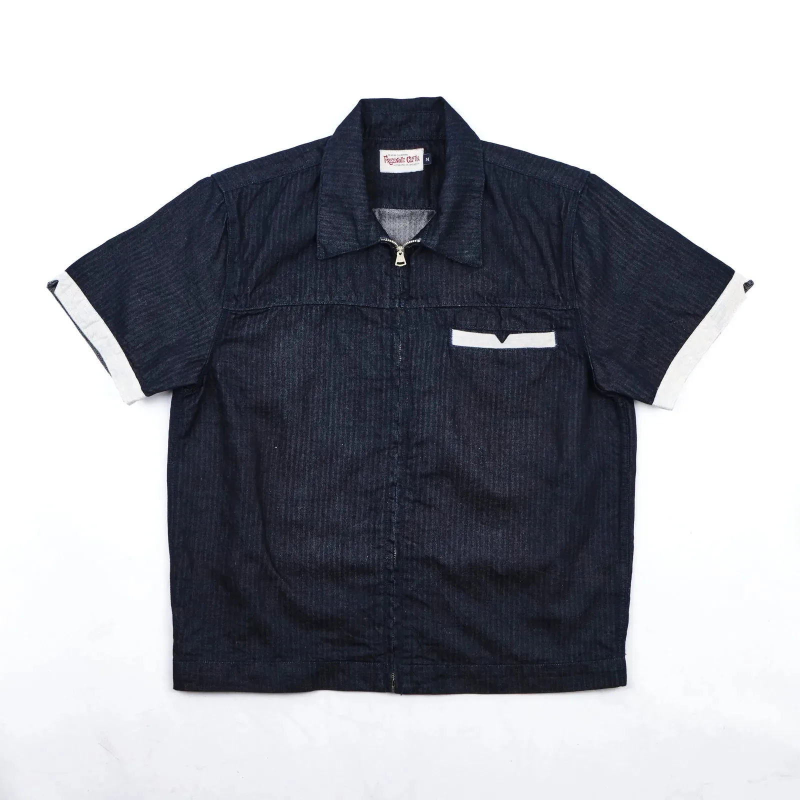 Freenote Cloth Yorba - Navy Herringbone sold by Franklin and Poe product image thumbnail 4