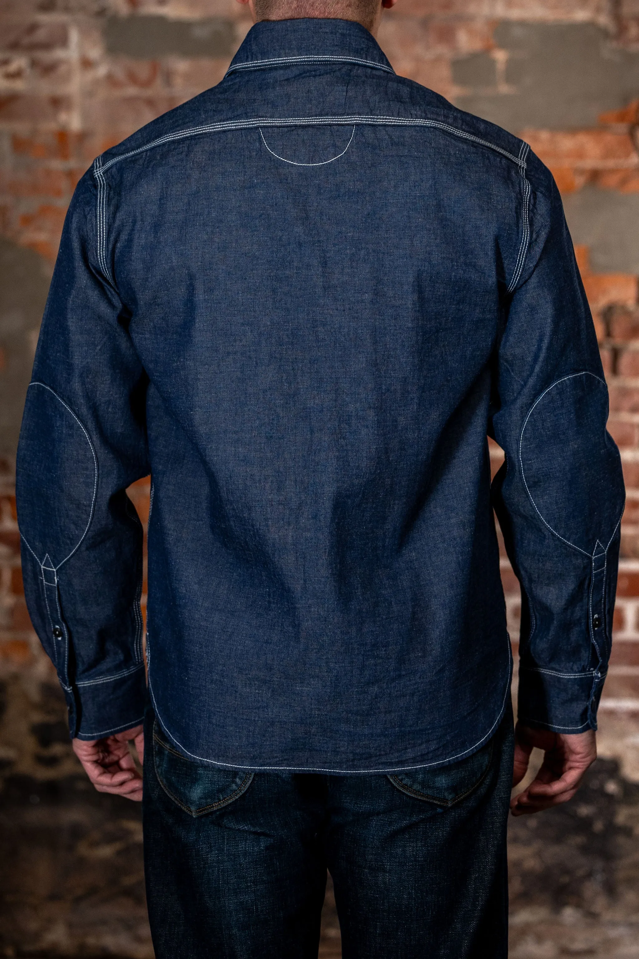 Freenote Cloth Lambert - Slate Chambray sold by Franklin and Poe product image thumbnail 3