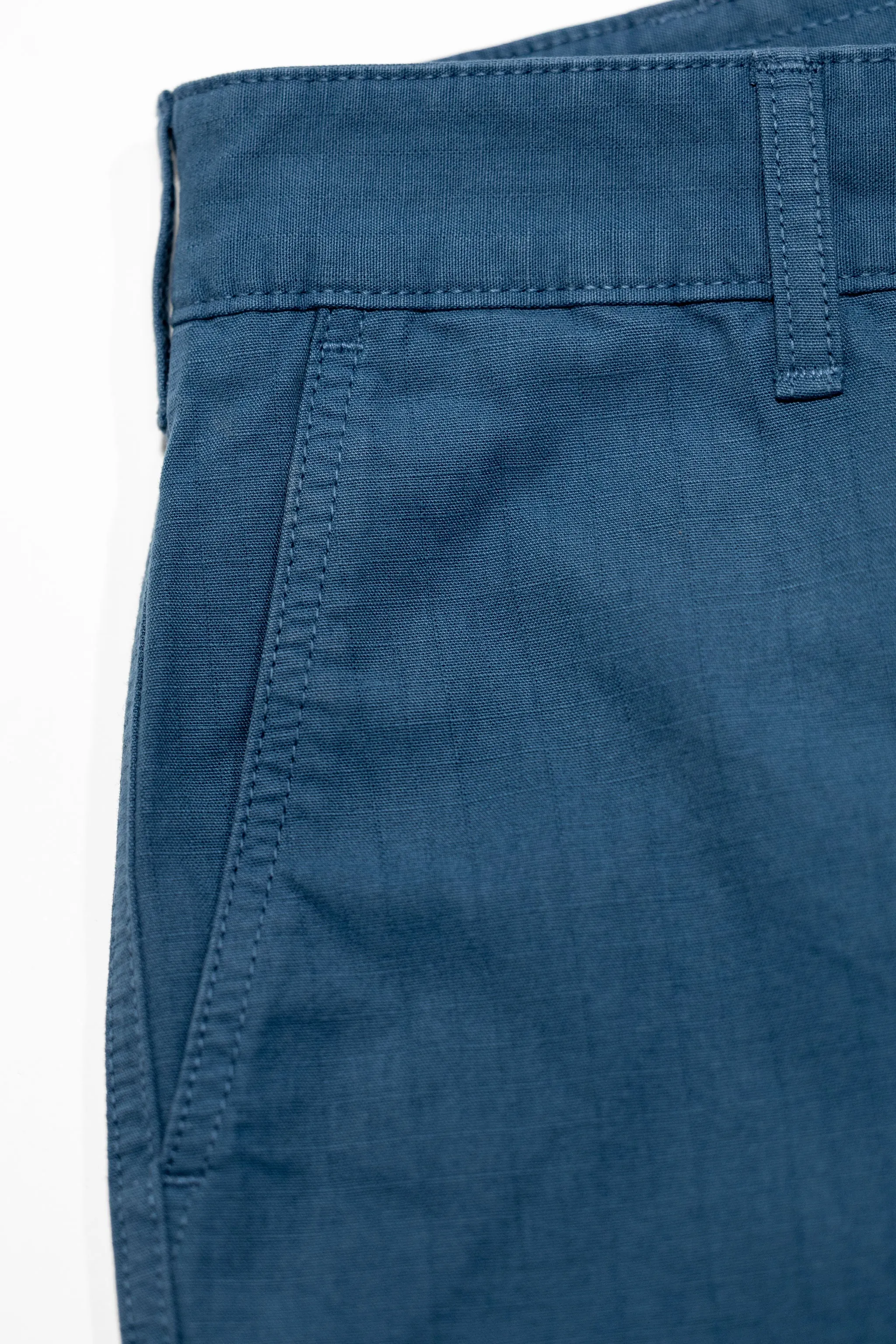 Heimat Textil Journey Short - Trail Blue Rip Stop Cotton sold by Franklin and Poe product image thumbnail 2