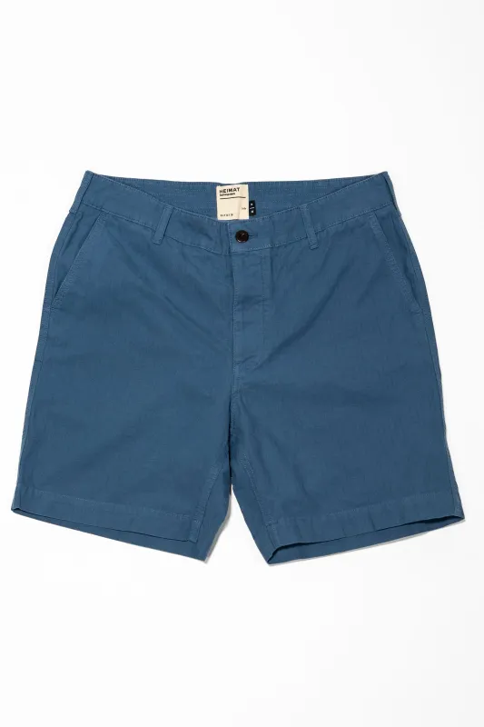 Heimat Textil Journey Short - Trail Blue Rip Stop Cotton made by Heimat Textil