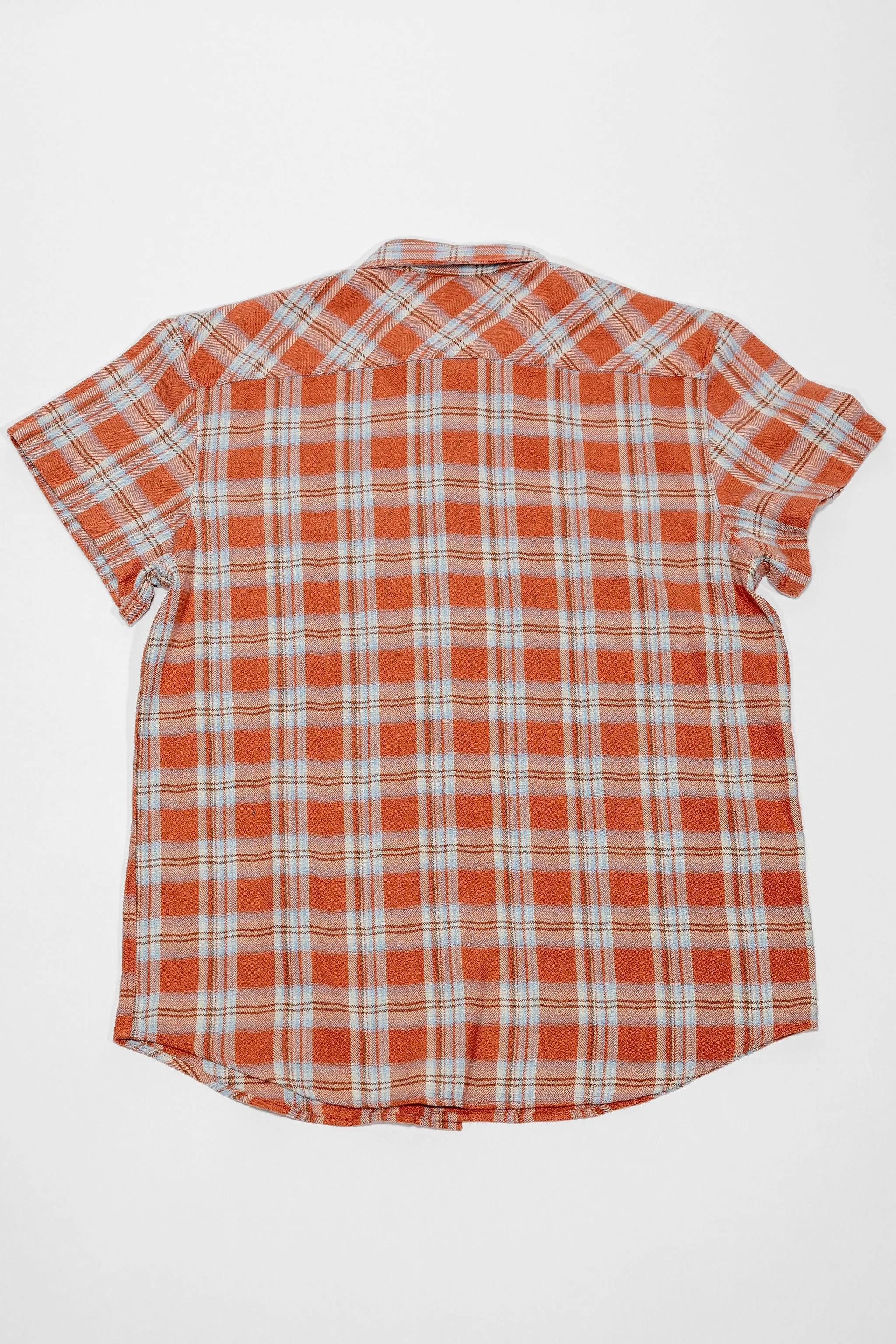 Indigofera Bruce Flannel - Red/Blue Check sold by Franklin and Poe product image thumbnail 5
