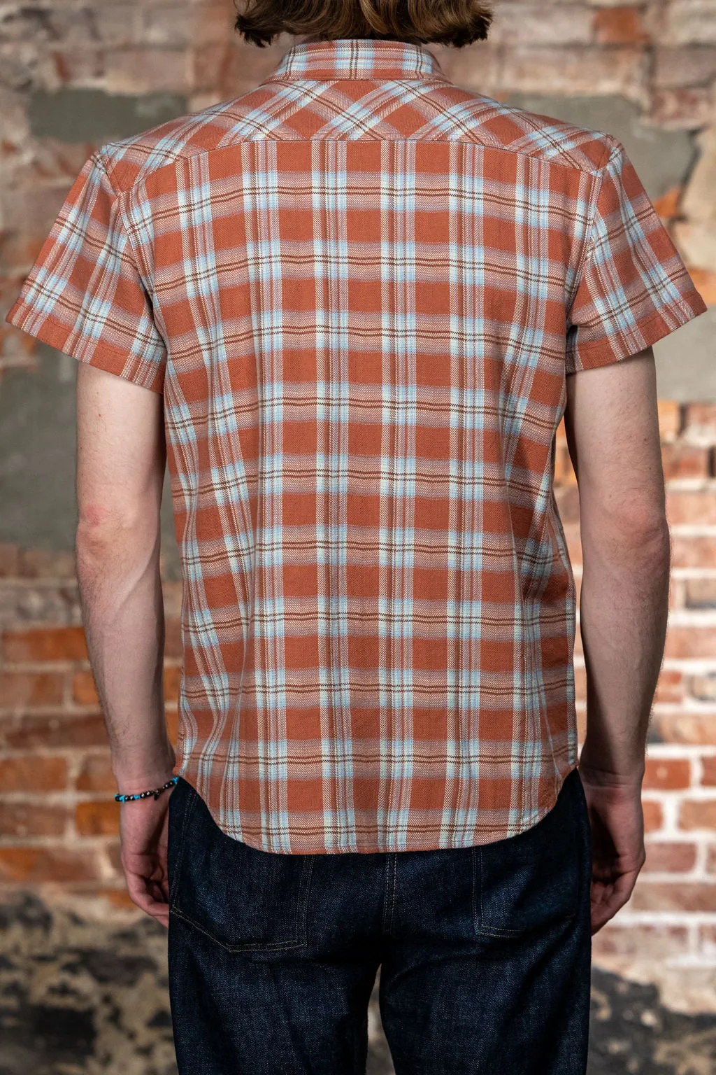 Indigofera Bruce Flannel - Red/Blue Check sold by Franklin and Poe product image thumbnail 3