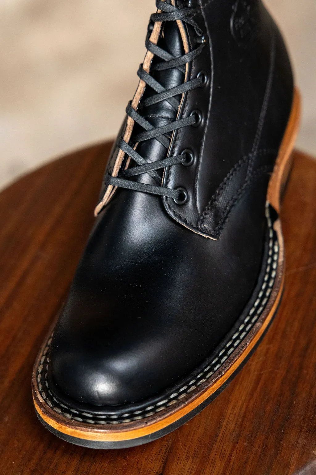 White's Boots x Franklin & Poe Semi-Dress - Black Horsehide Chromexcel sold by Franklin and Poe product image thumbnail 5