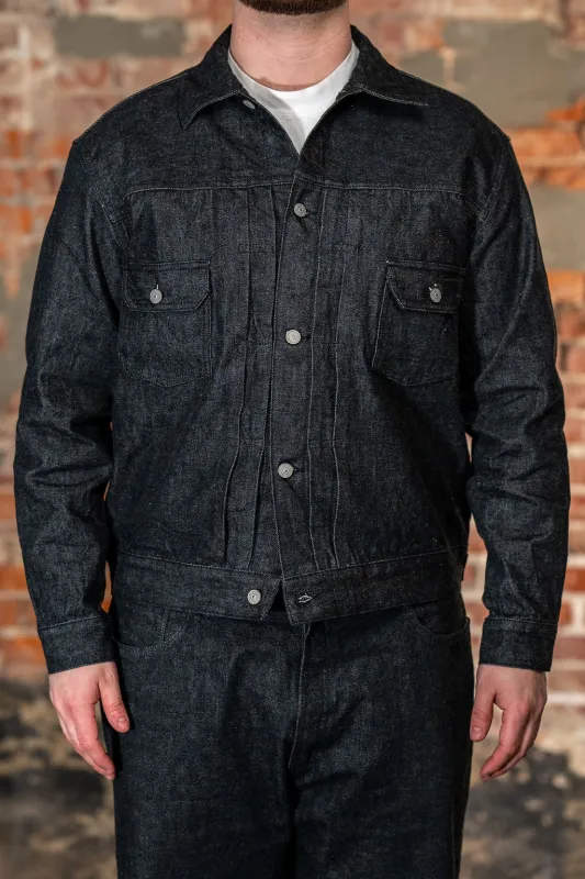 Sugar Cane 1953 Type II - 14.25oz Black Denim One Wash made by Sugar Cane
