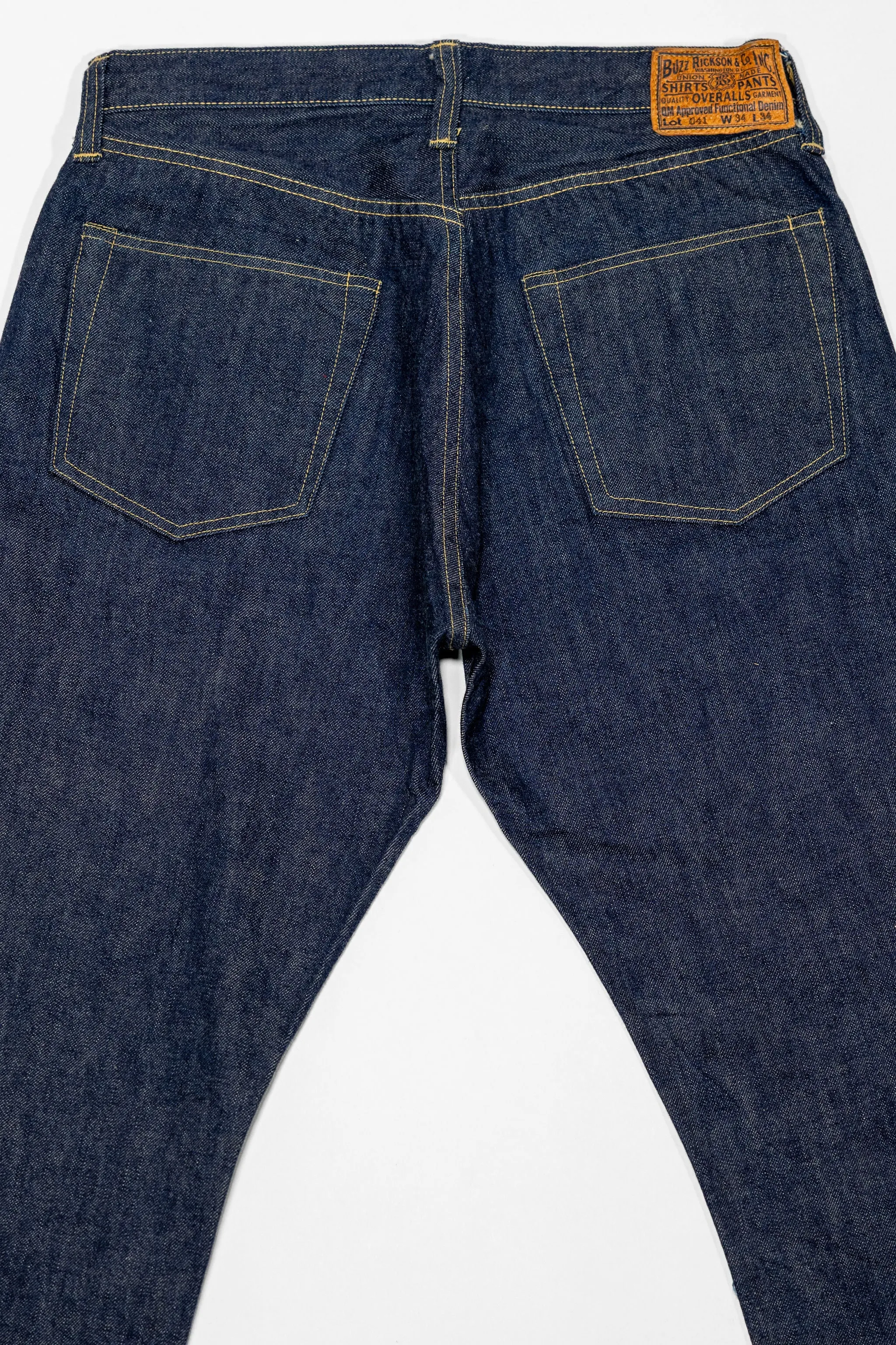 Buzz Rickson's BR43041 World War II Waist Overalls - Indigo One Washed sold by Franklin and Poe product image thumbnail 5
