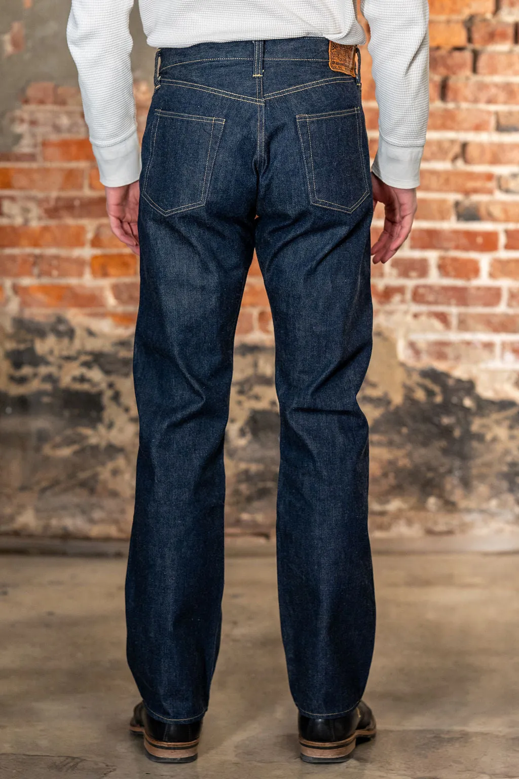 Buzz Rickson's BR43041 World War II Waist Overalls - Indigo One Washed sold by Franklin and Poe product image thumbnail 3